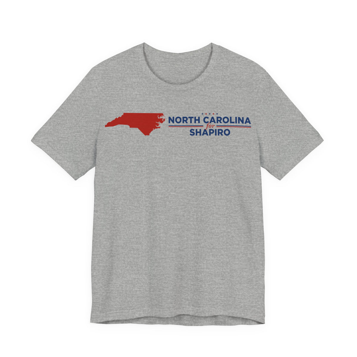 North Carolina for Josh Shapiro for President Campaign T-Shirt 2028