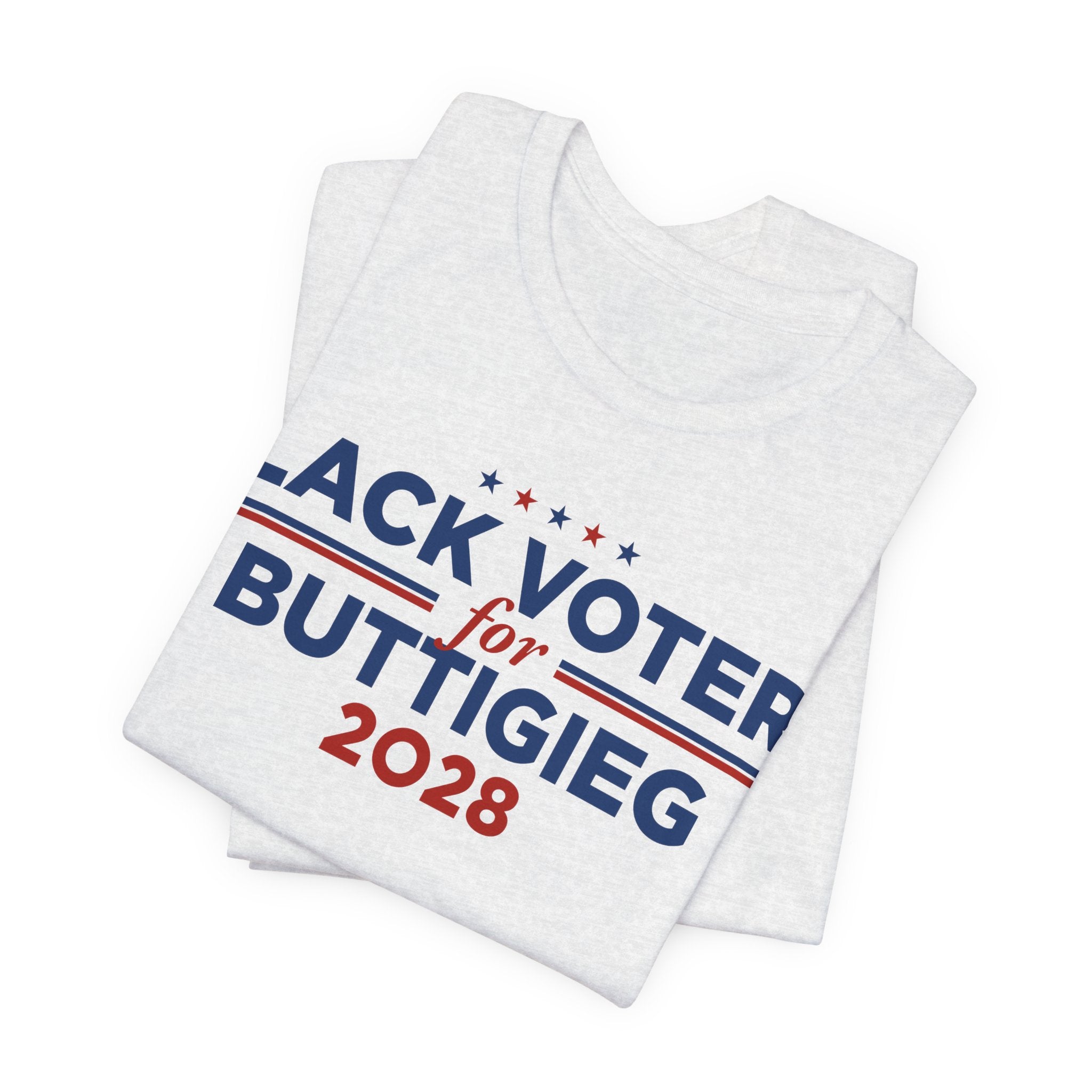 Black Voters for Pete Buttigieg Campaign T-Shirt for President 2028