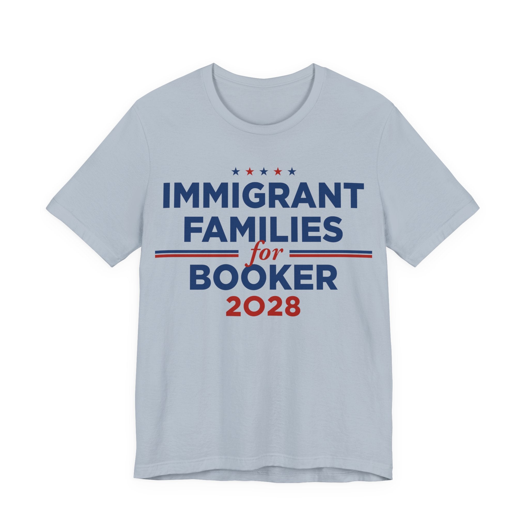Immigrant Families for Cory Booker for President Campaign T-Shirt 2028