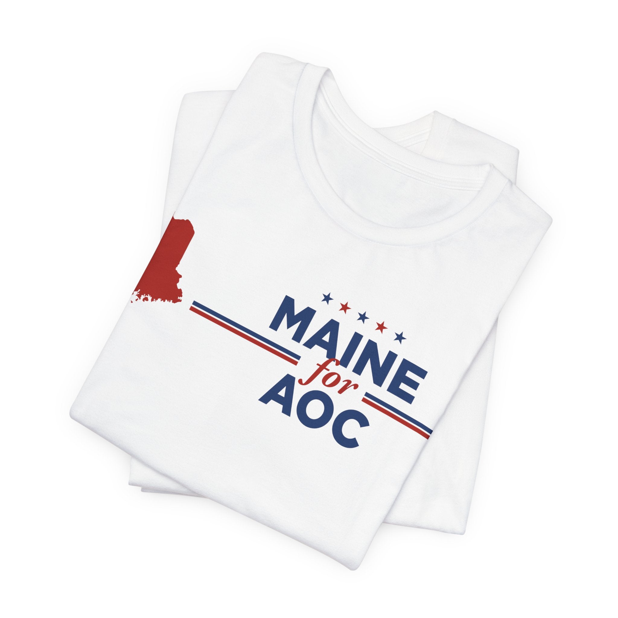 Maine for AOC for President Campaign T-Shirt 2028