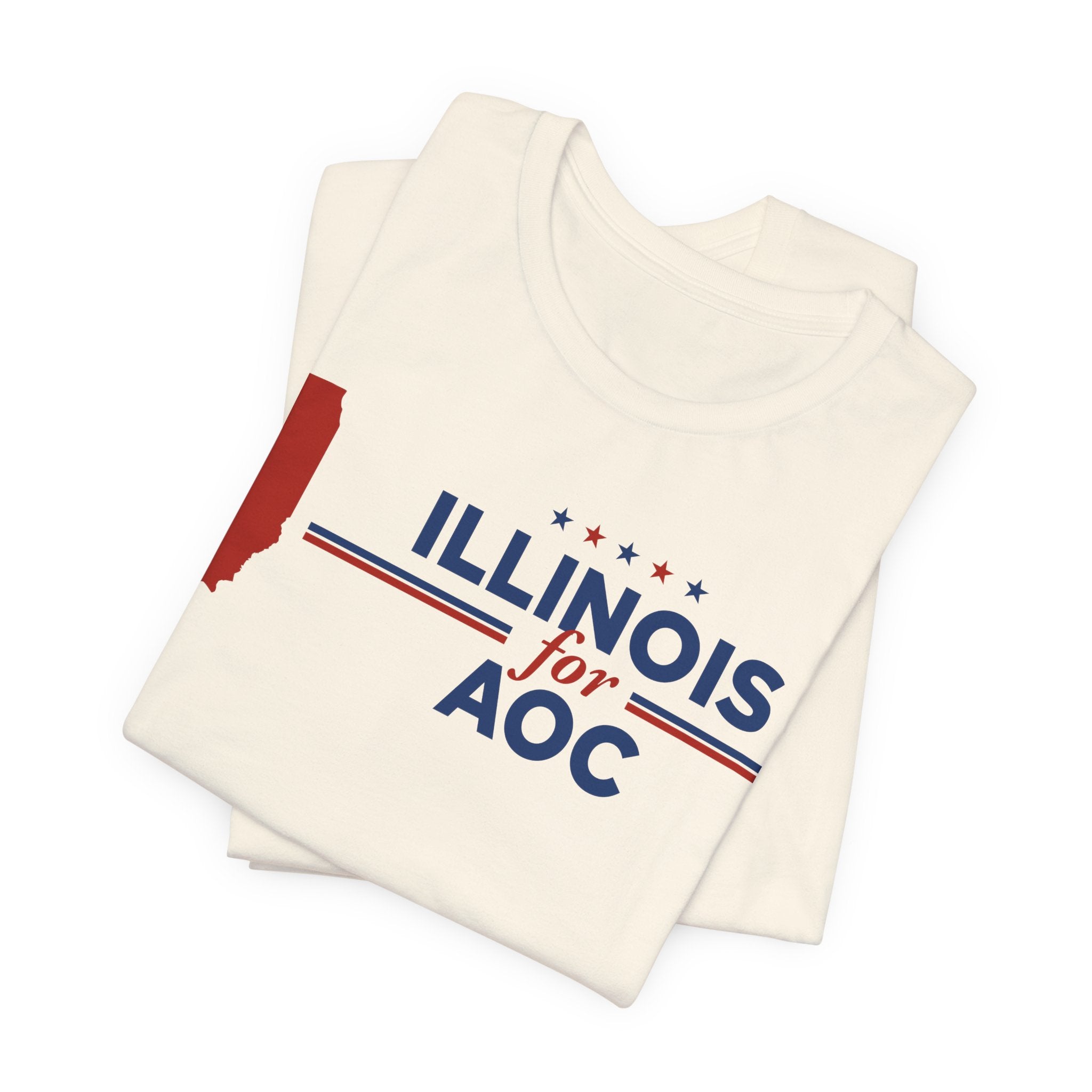 Illinois for AOC for President Campaign T-Shirt 2028