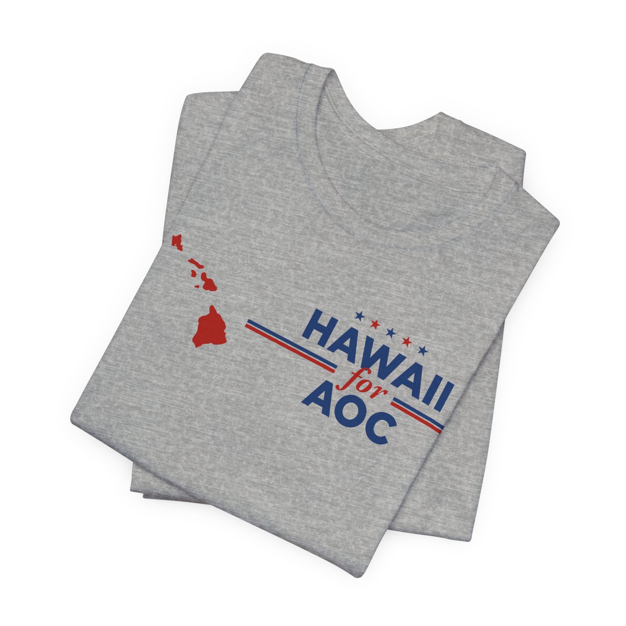 Hawaii for AOC for President Campaign T-Shirt 2028