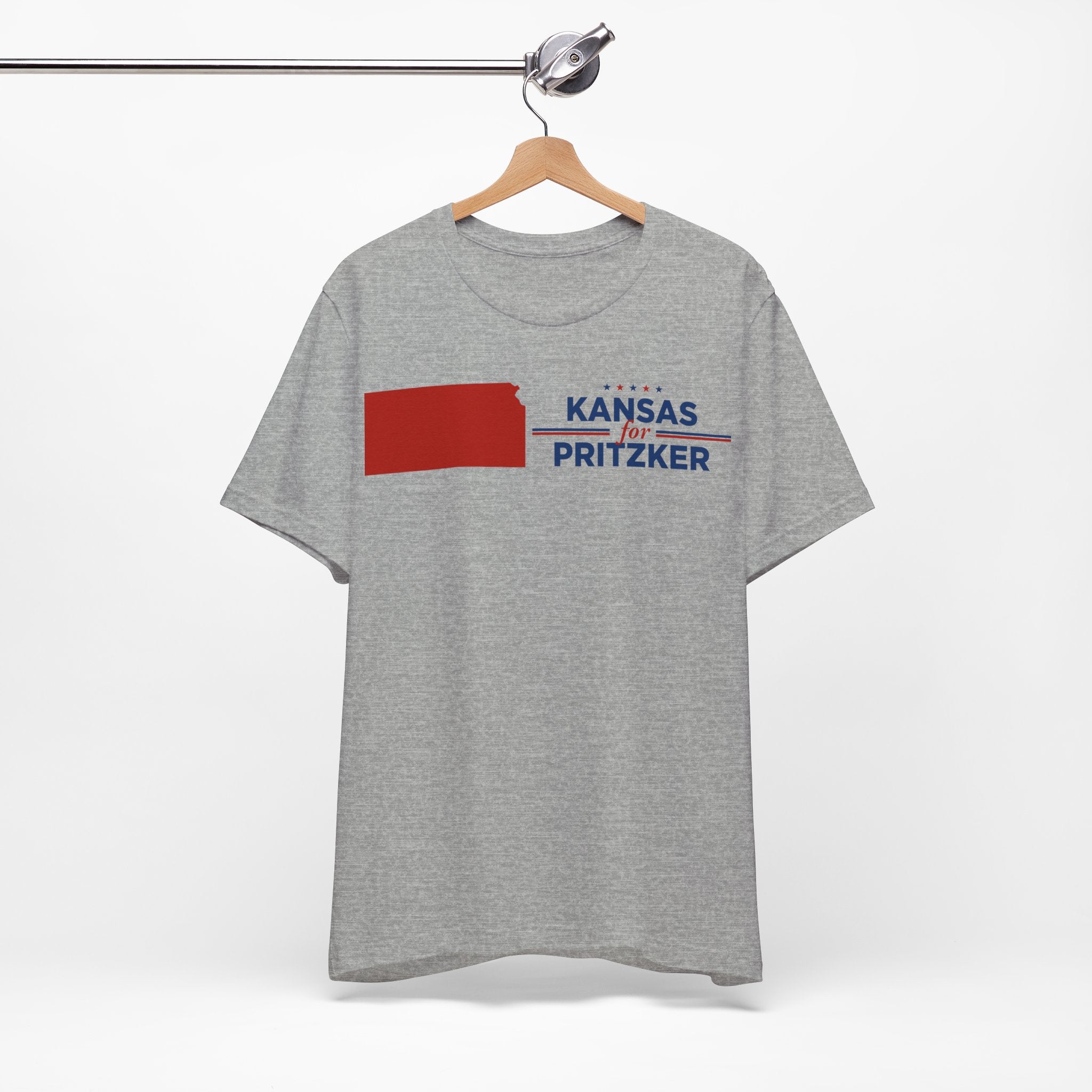 Kansas for J.B. Pritzker for President Campaign T-Shirt 2028