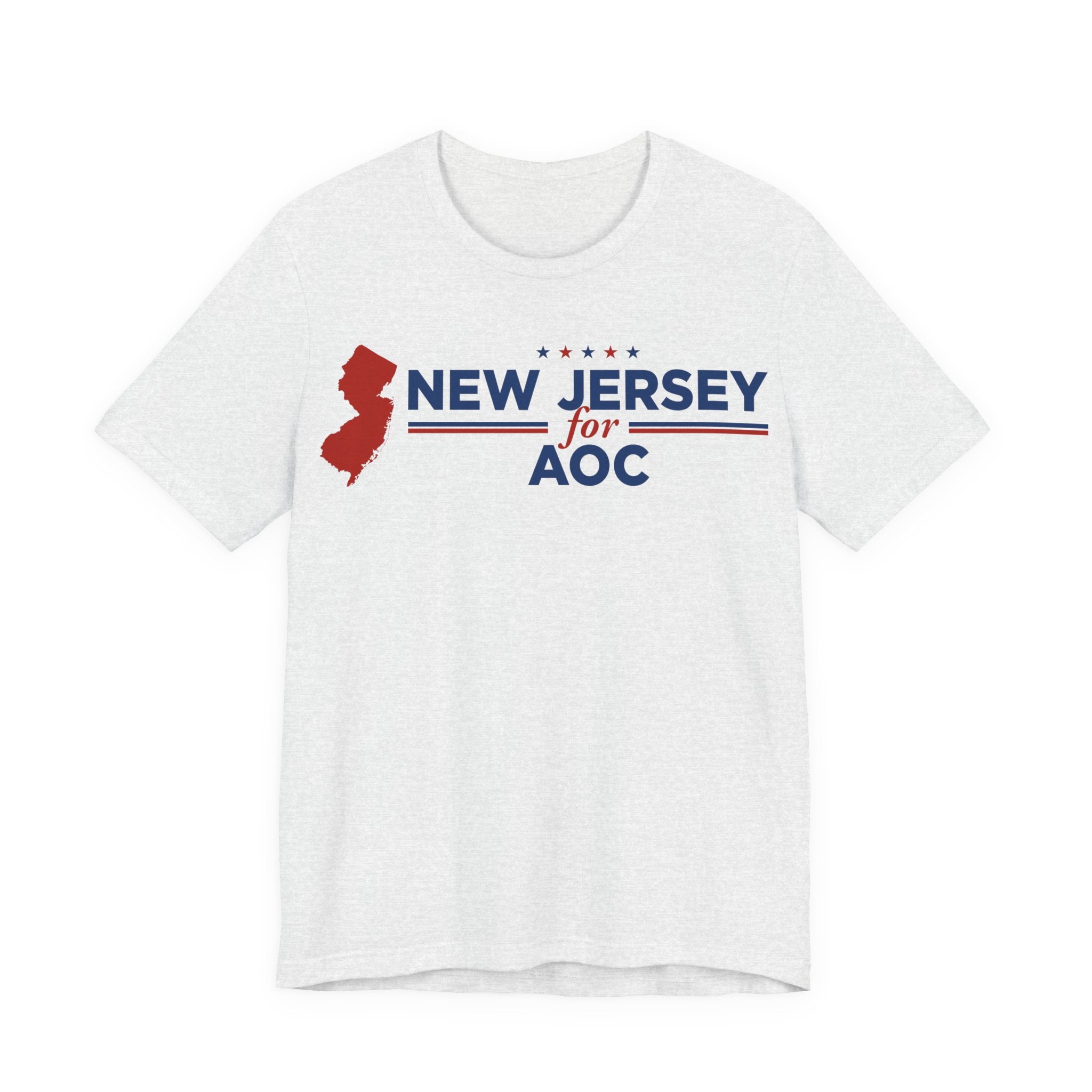 New Jersey for AOC for President Campaign T-Shirt 2028