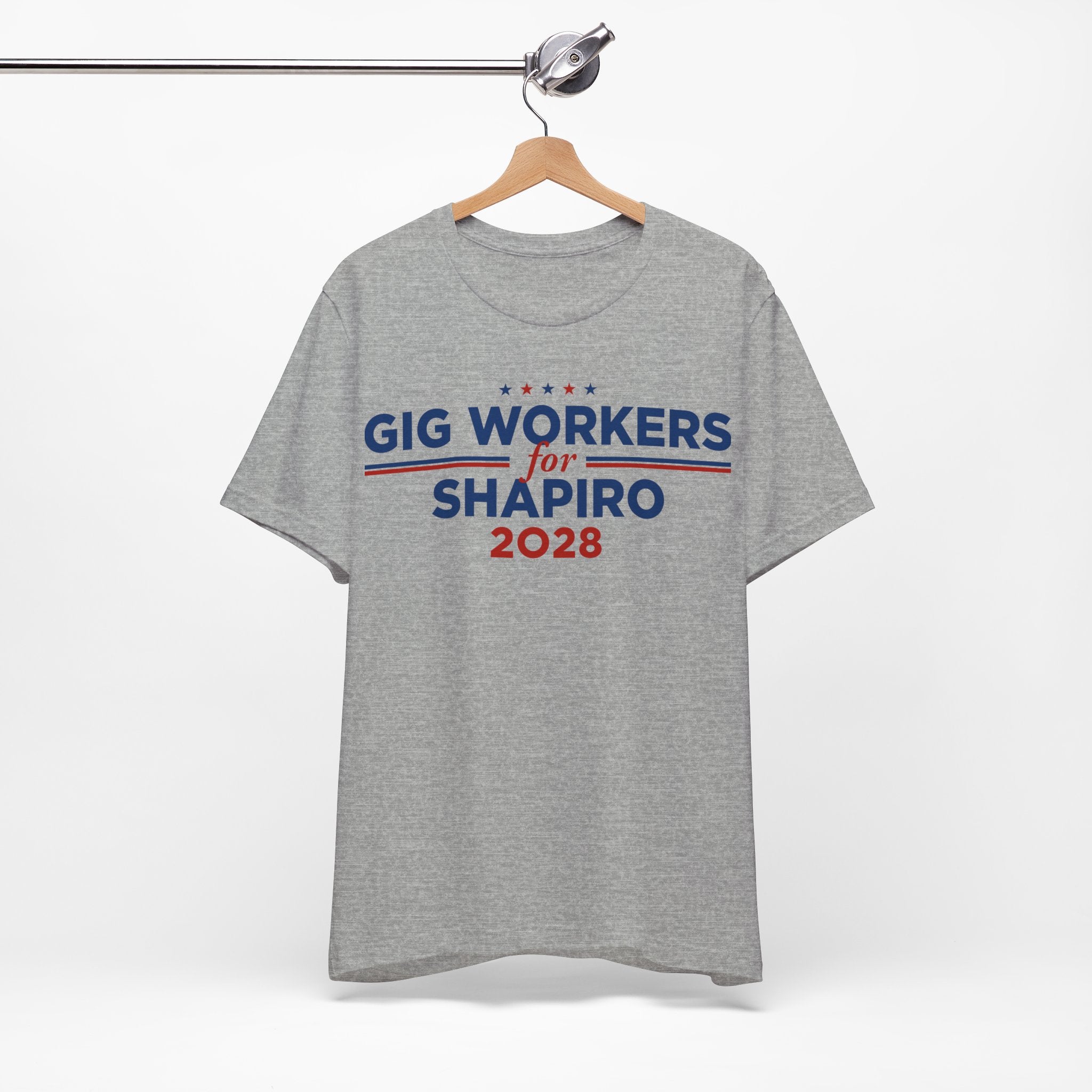 Gig Workers for Josh Shapiro for President Campaign T-Shirt 2028