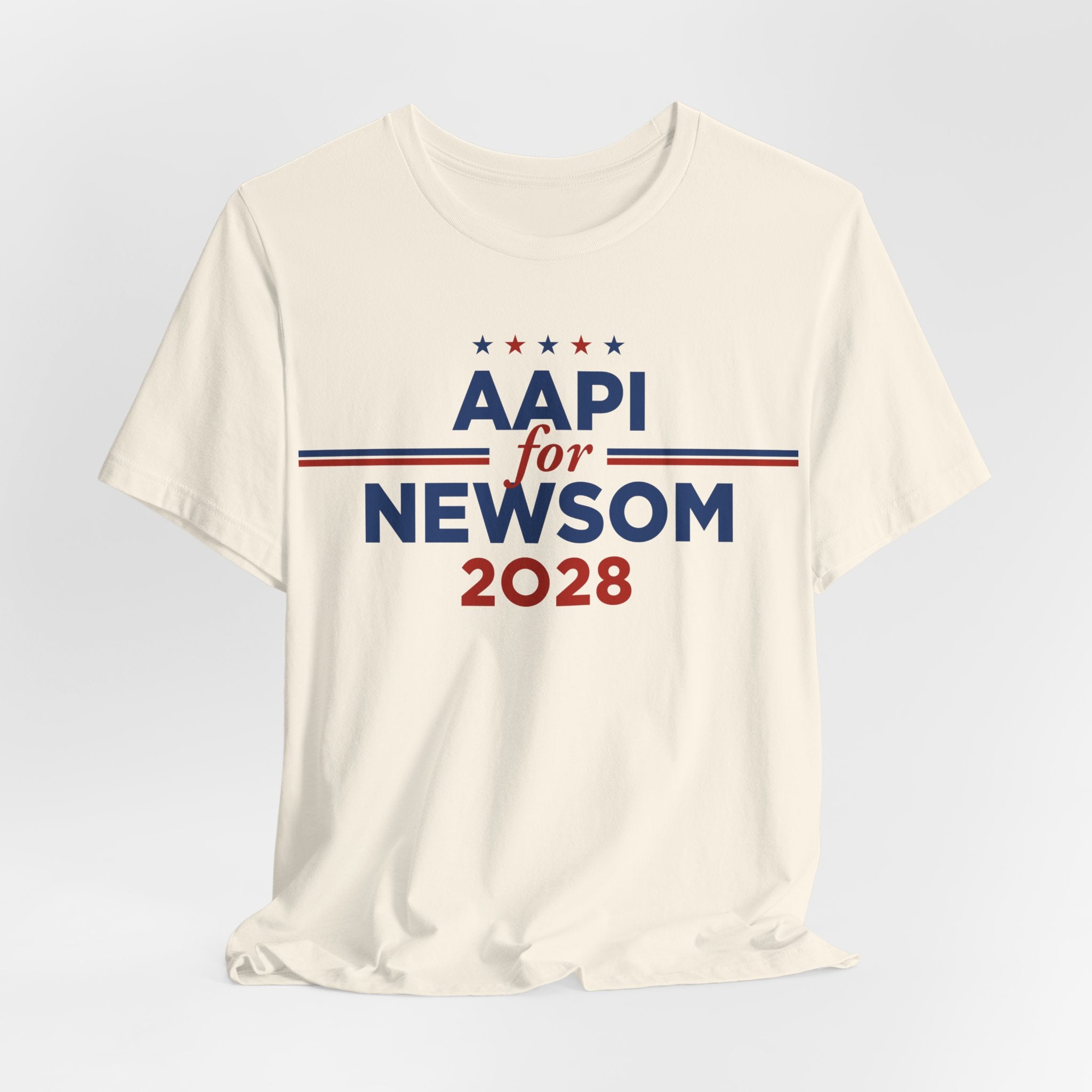 AAPI Asian American and Pacific Islander for Gavin Newsom Campaign T-Shirt for President 2028