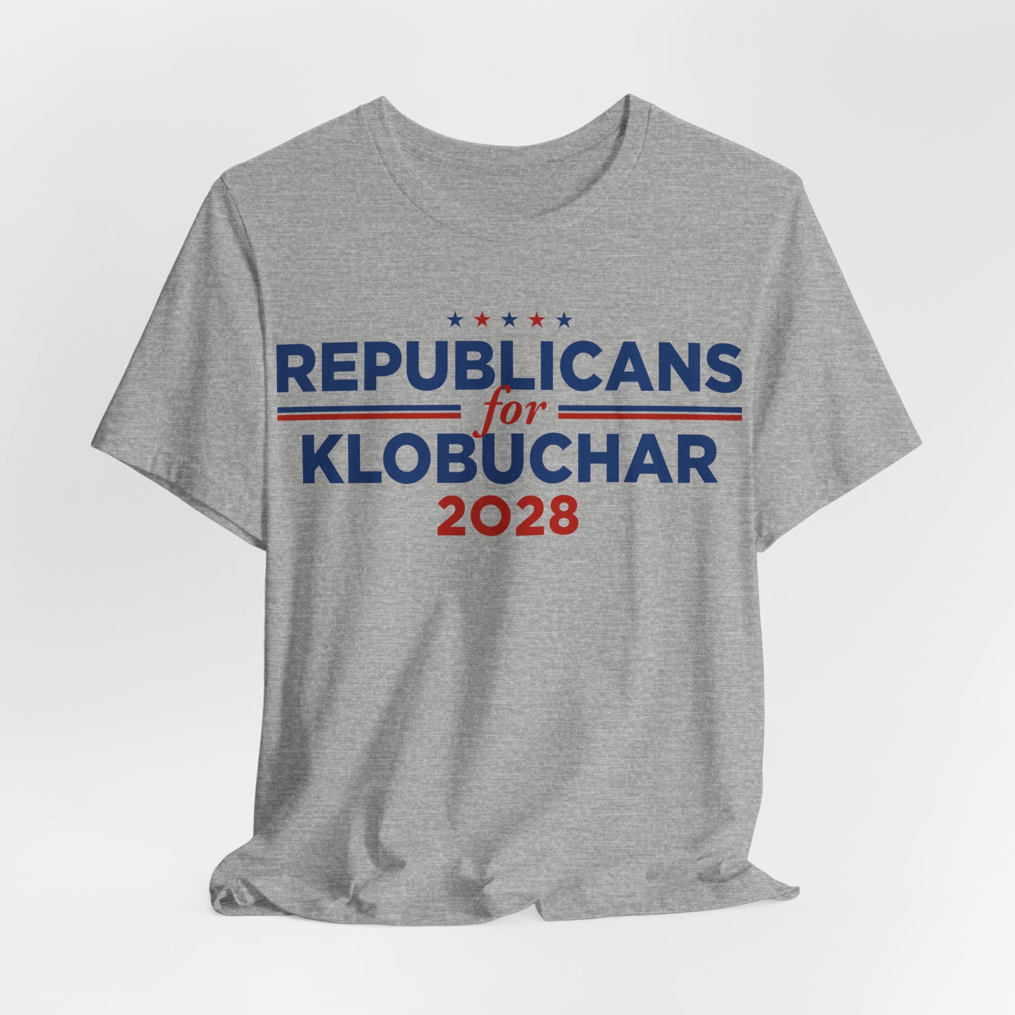 Republicans for Amy Klobuchar Campaign T-Shirt for President 2028