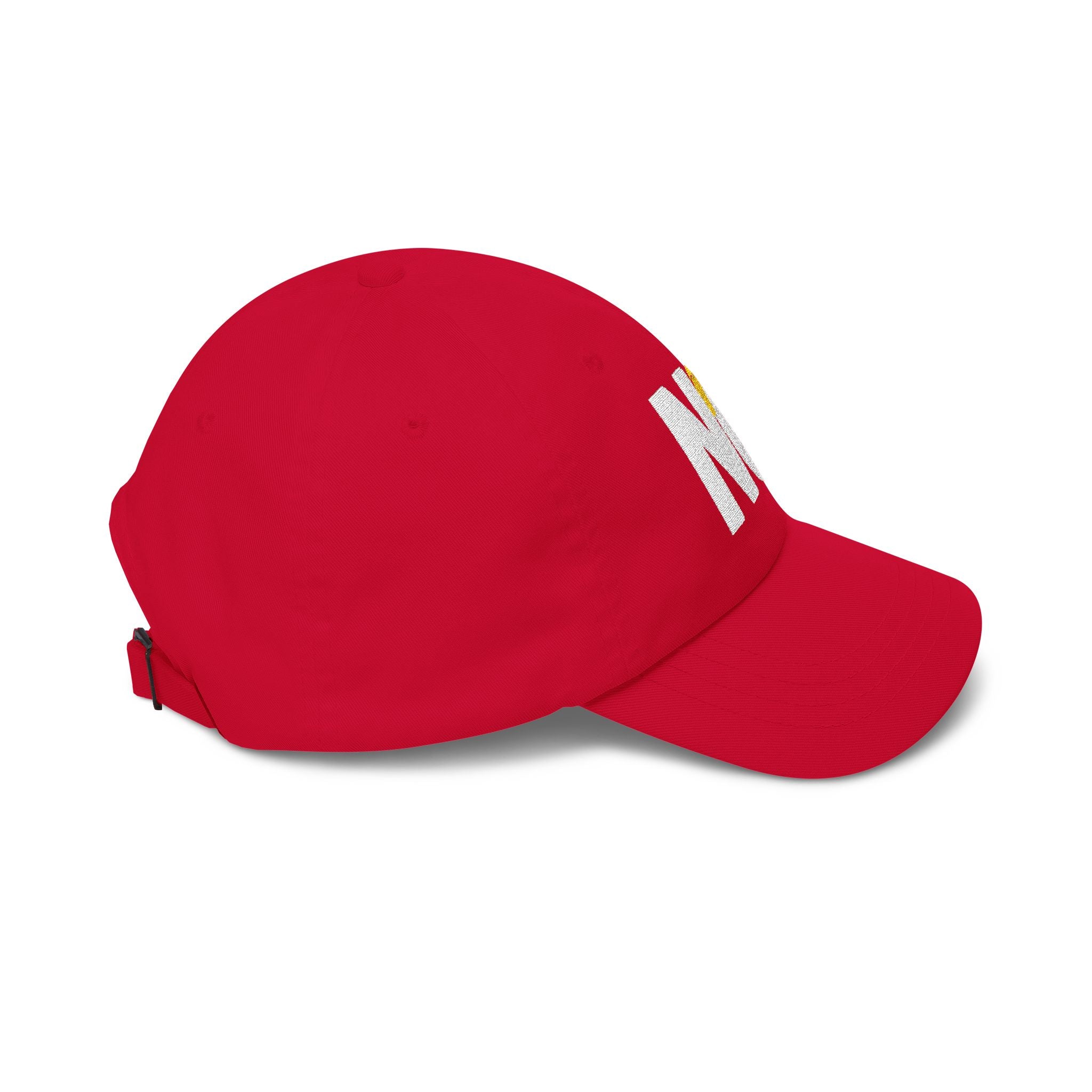 NO Embroidered Classic Dad Cap — Funny Anti-Trump Political Statement Baseball Cap