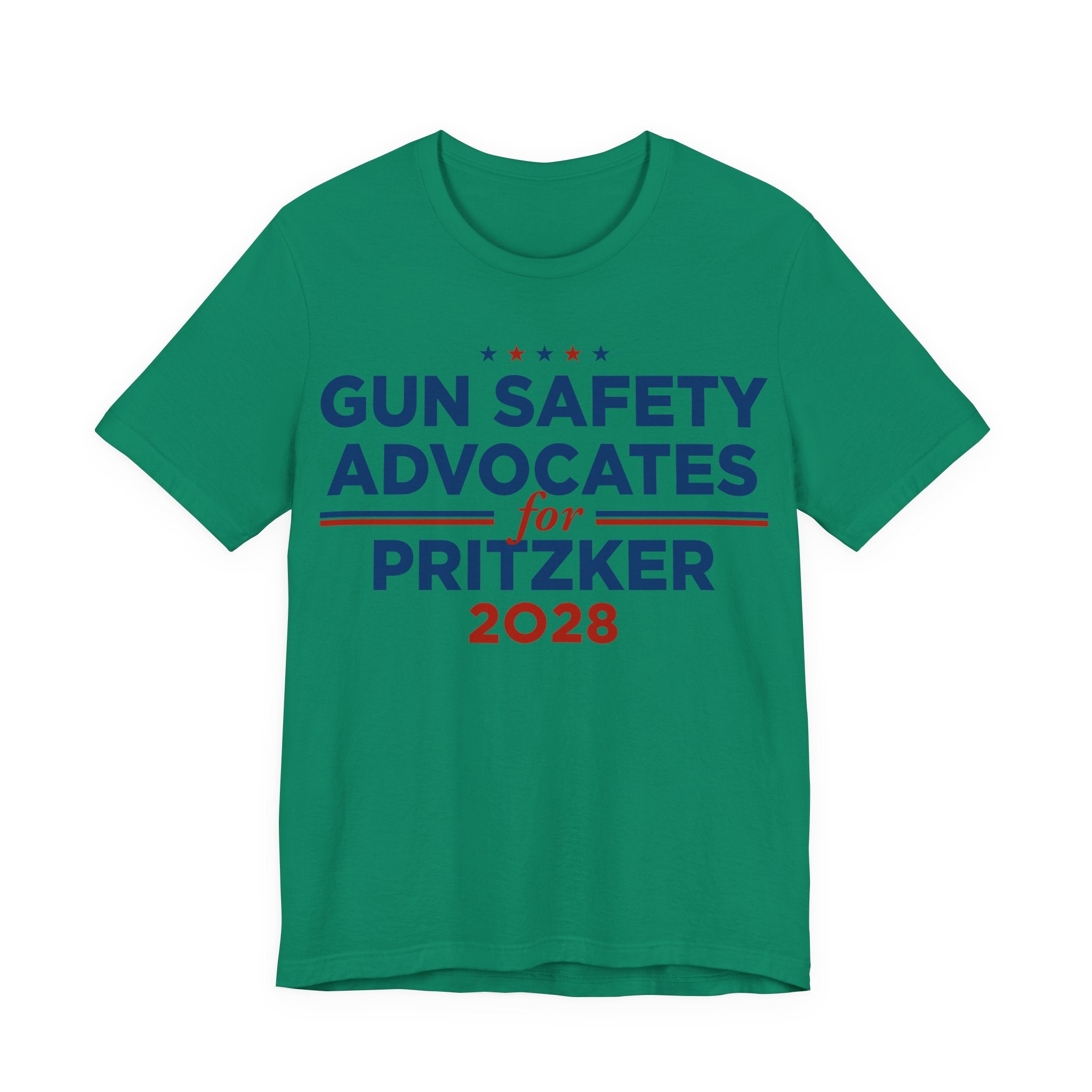 Gun Safety Advocates for J.B. Pritzker for President Campaign T-Shirt 2028