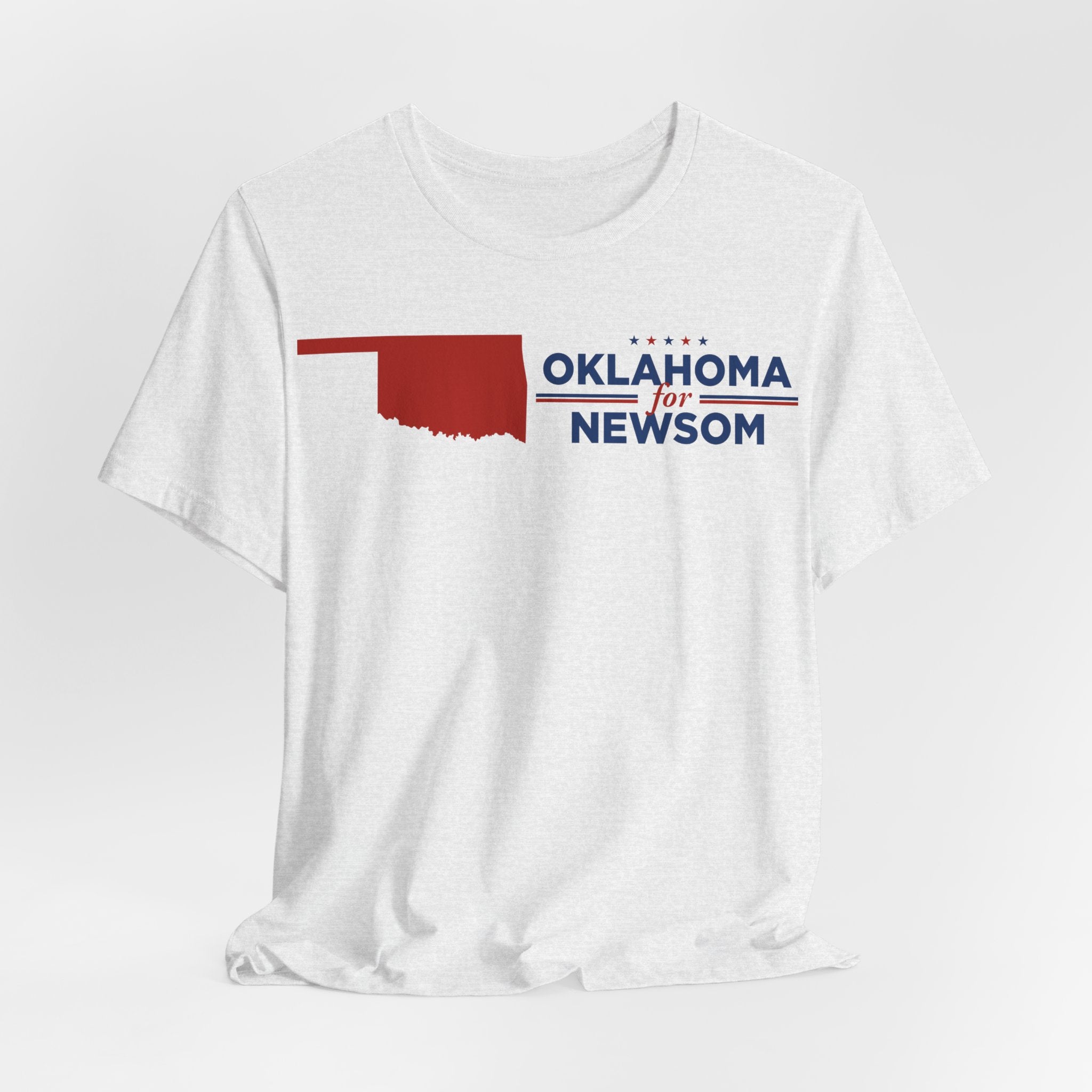 Oklahoma for Gavin Newsom for President Campaign T-Shirt 2028