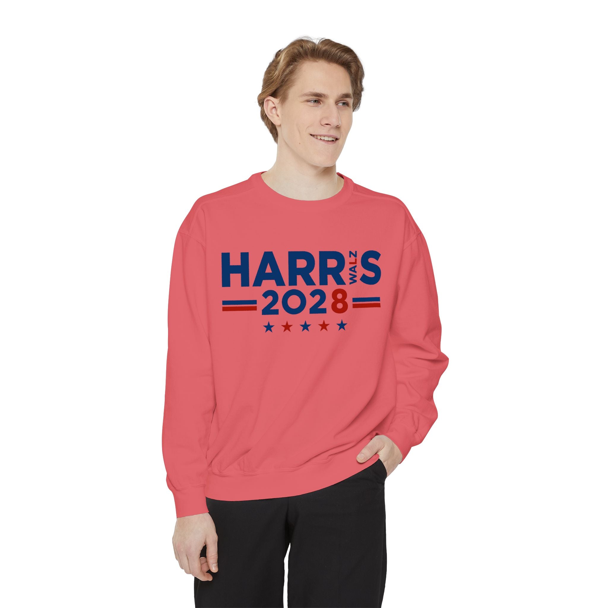 Premium Kamala Harris Tim Walz 2028 Sweatshirt — Presidential Campaign Crewneck
