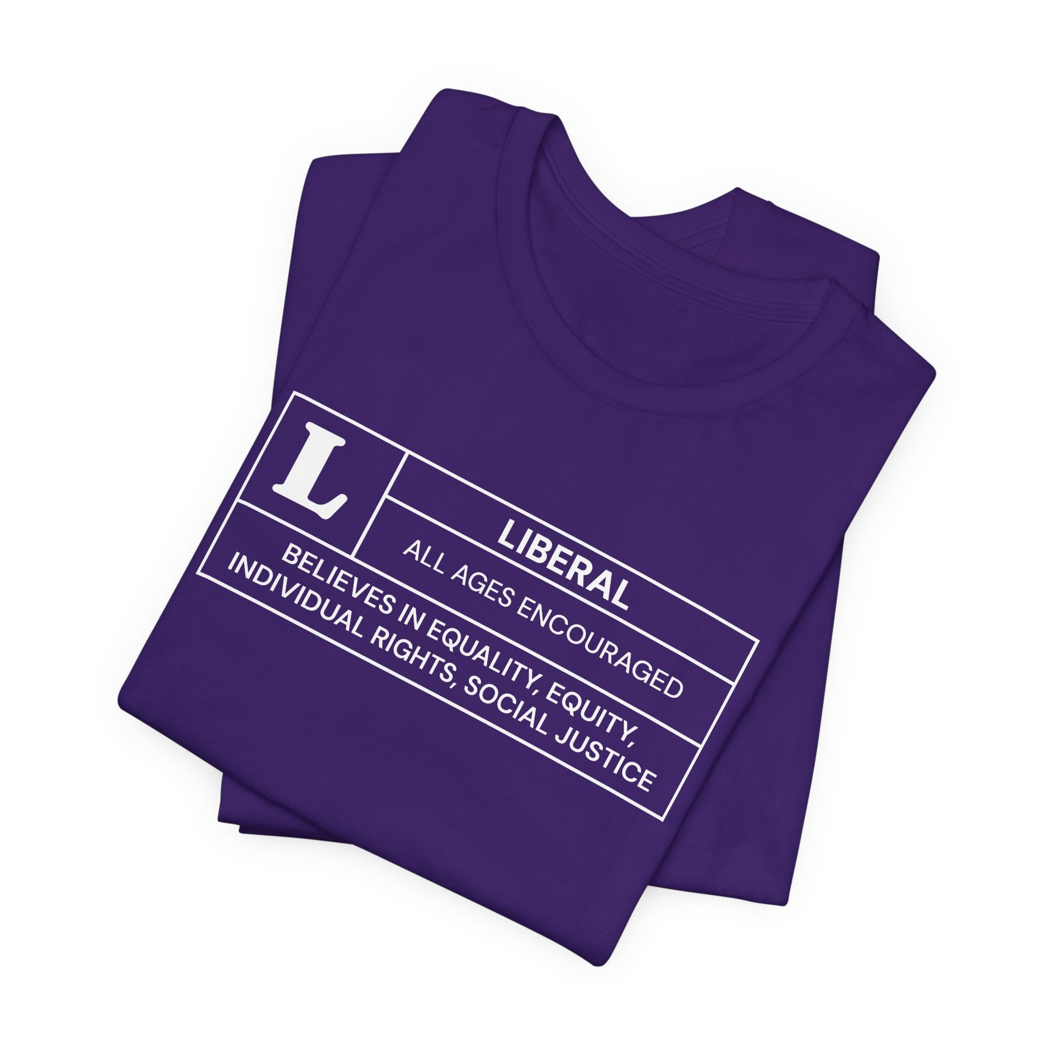 Funny Liberal Ratings Unisex Jersey Short Sleeve T-Shirt