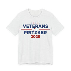 Veterans for J.B. Pritzker for President Campaign T-Shirt 2028