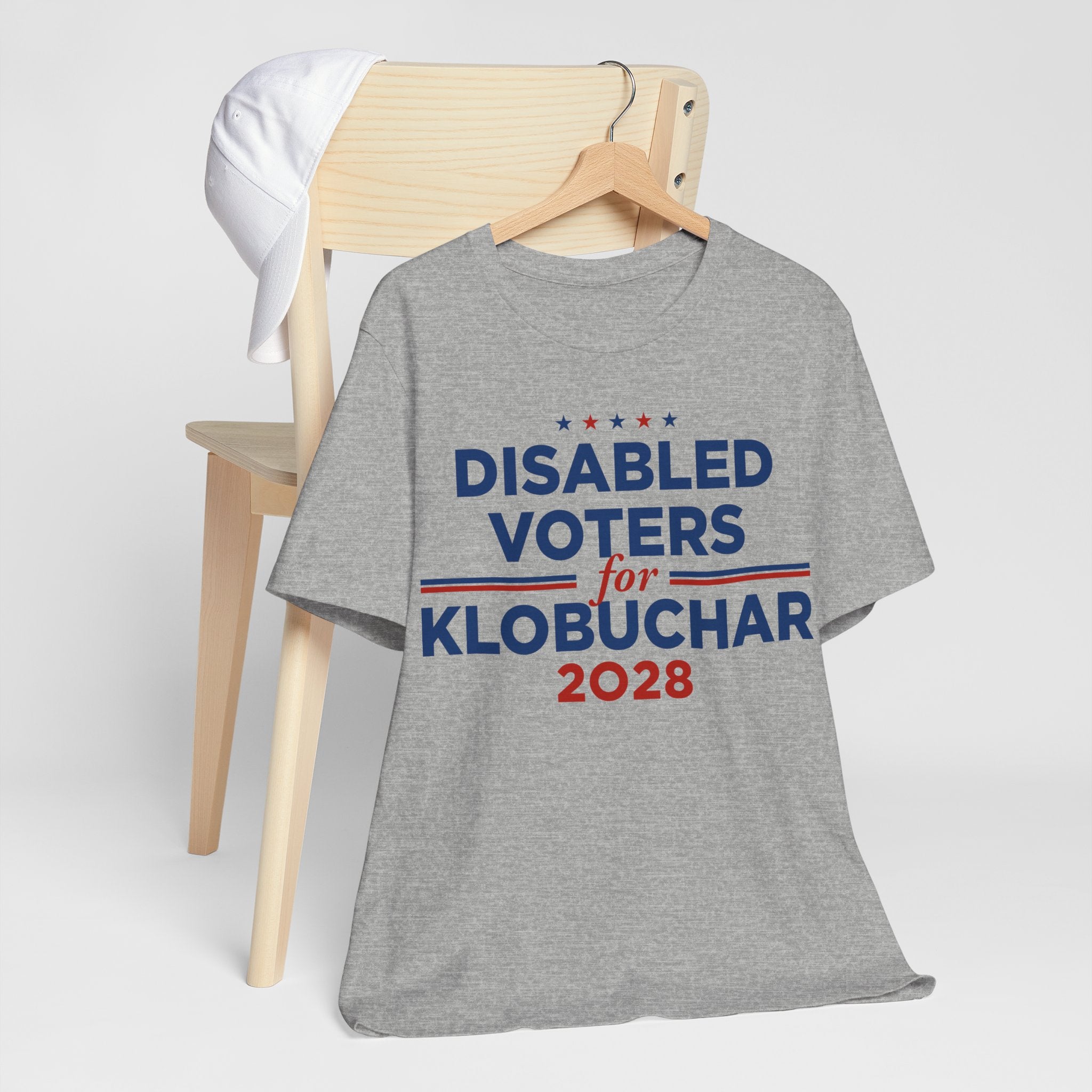 Disabled Voters for Amy Klobuchar for President Campaign T-Shirt 2028