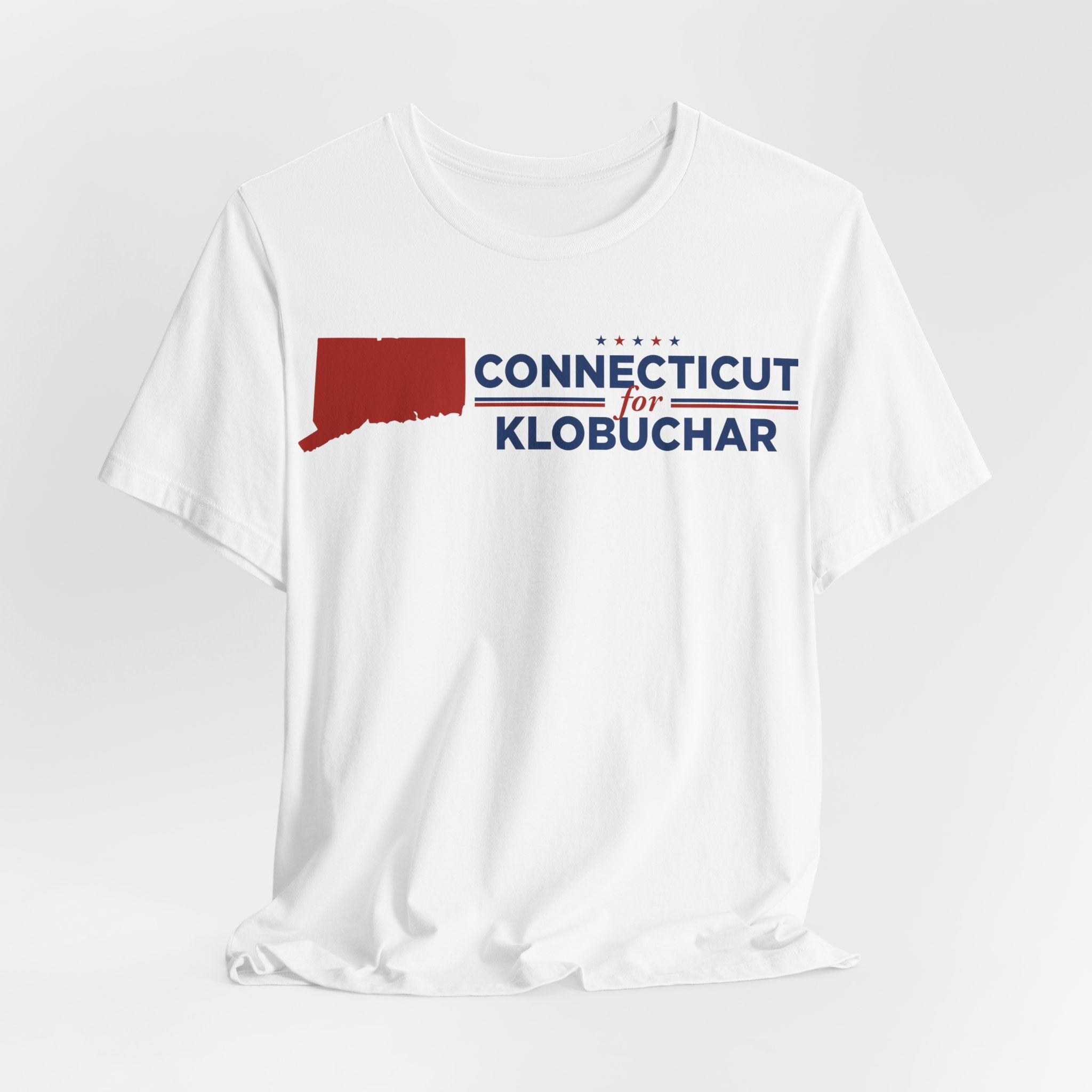 Connecticut for Amy Klobuchar for President Campaign T-Shirt 2028