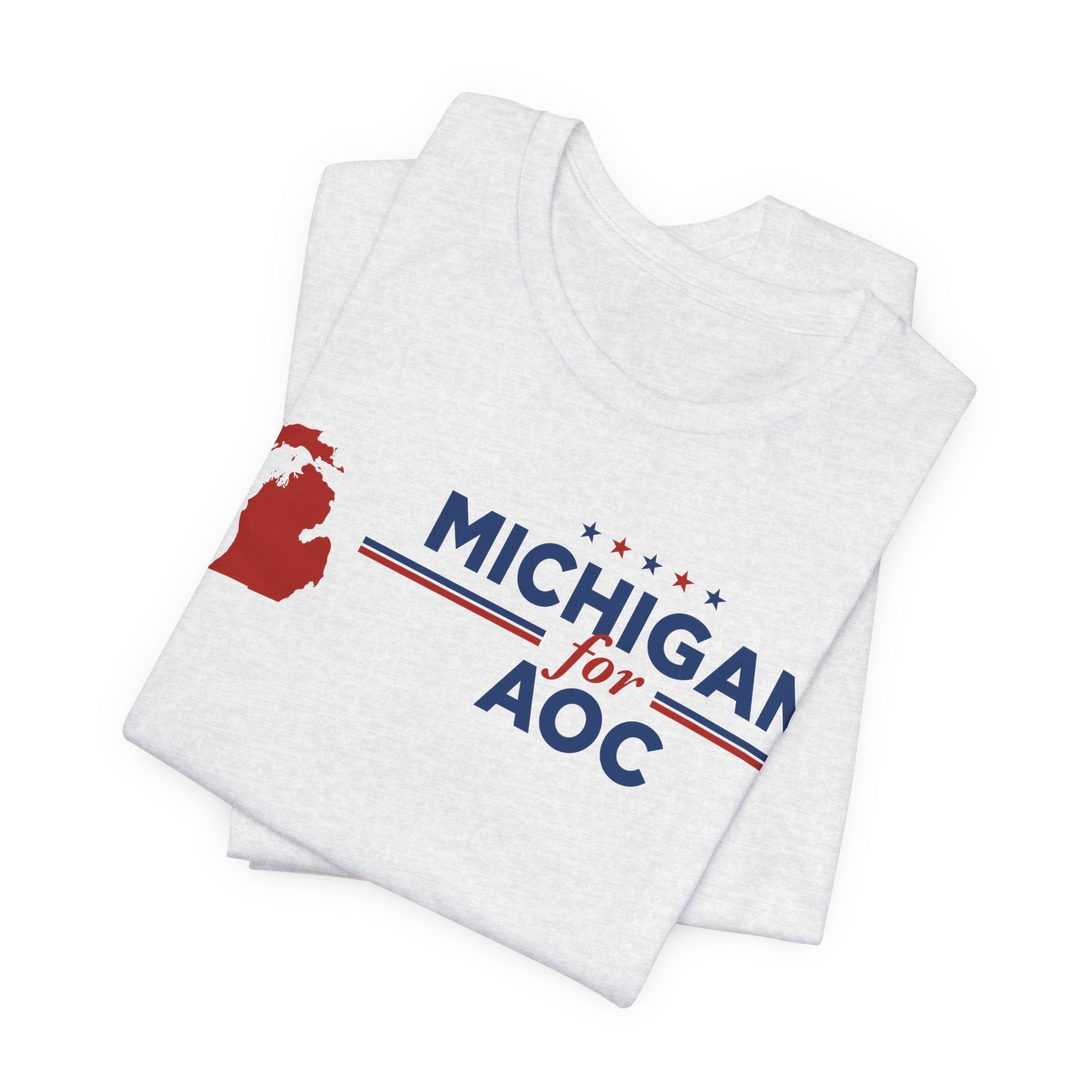Michigan for AOC for President Campaign T-Shirt 2028