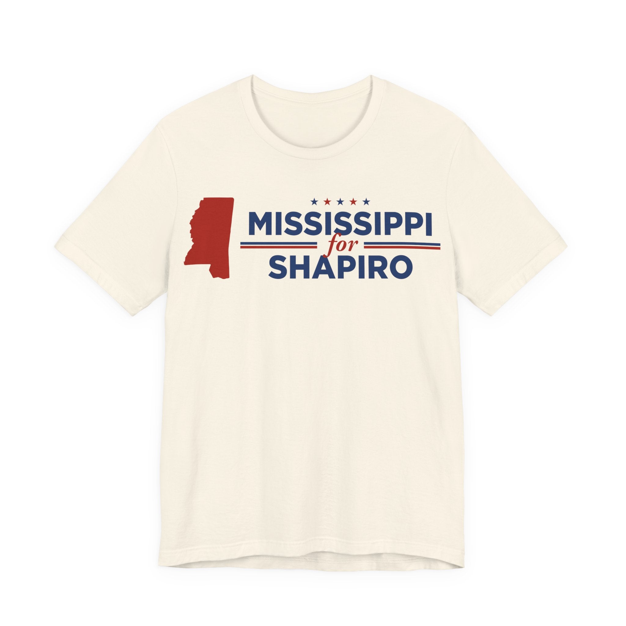 Mississippi for Josh Shapiro for President Campaign T-Shirt 2028