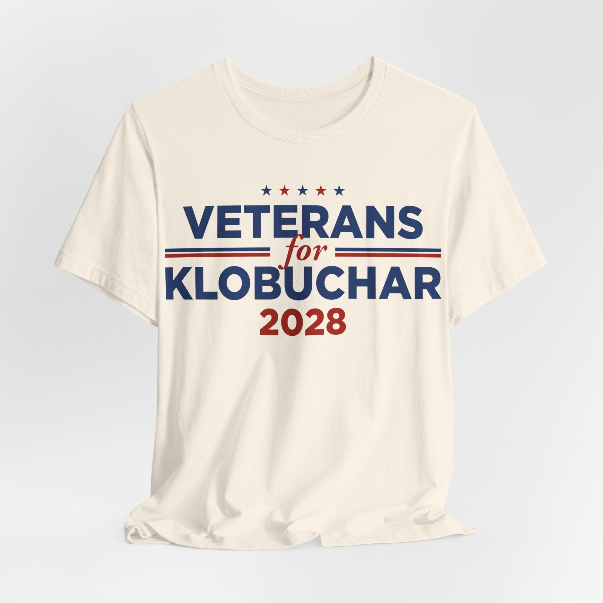 Veterans for Amy Klobuchar for President Campaign T-Shirt 2028