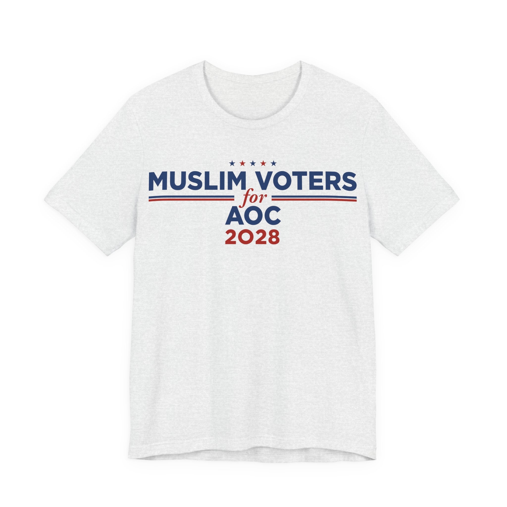 Muslim Voters for AOC for President Campaign T-Shirt 2028