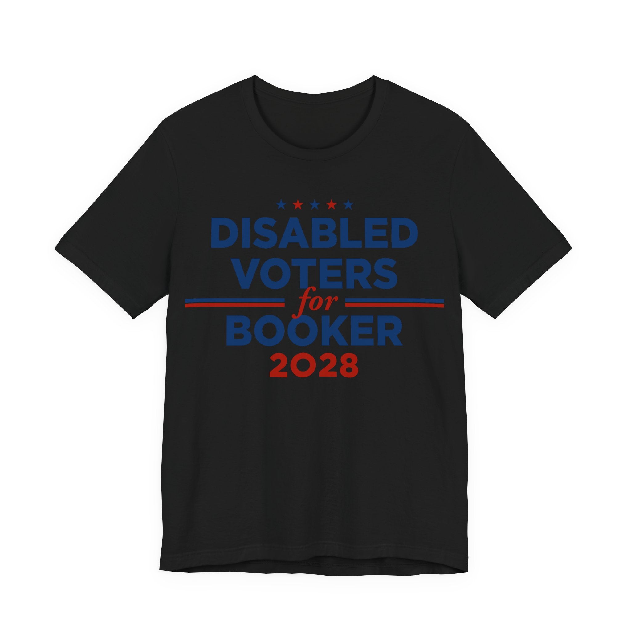Disabled Voters for Cory Booker for President Campaign T-Shirt 2028