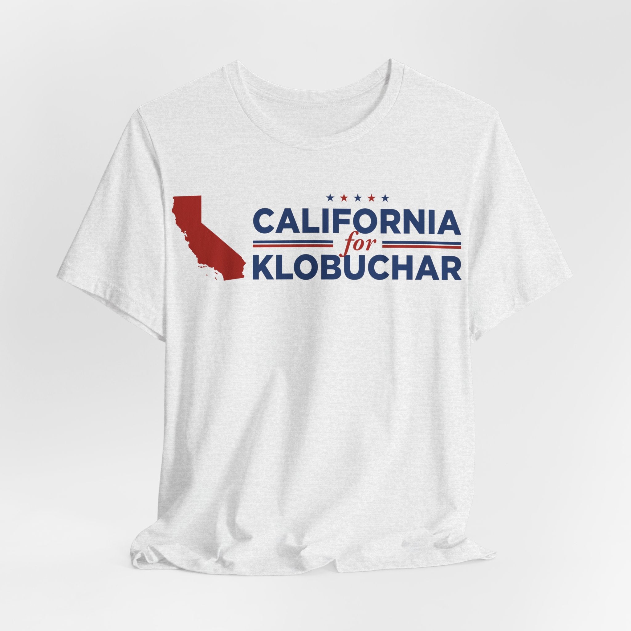 California for Amy Klobuchar for President Campaign T-Shirt 2028