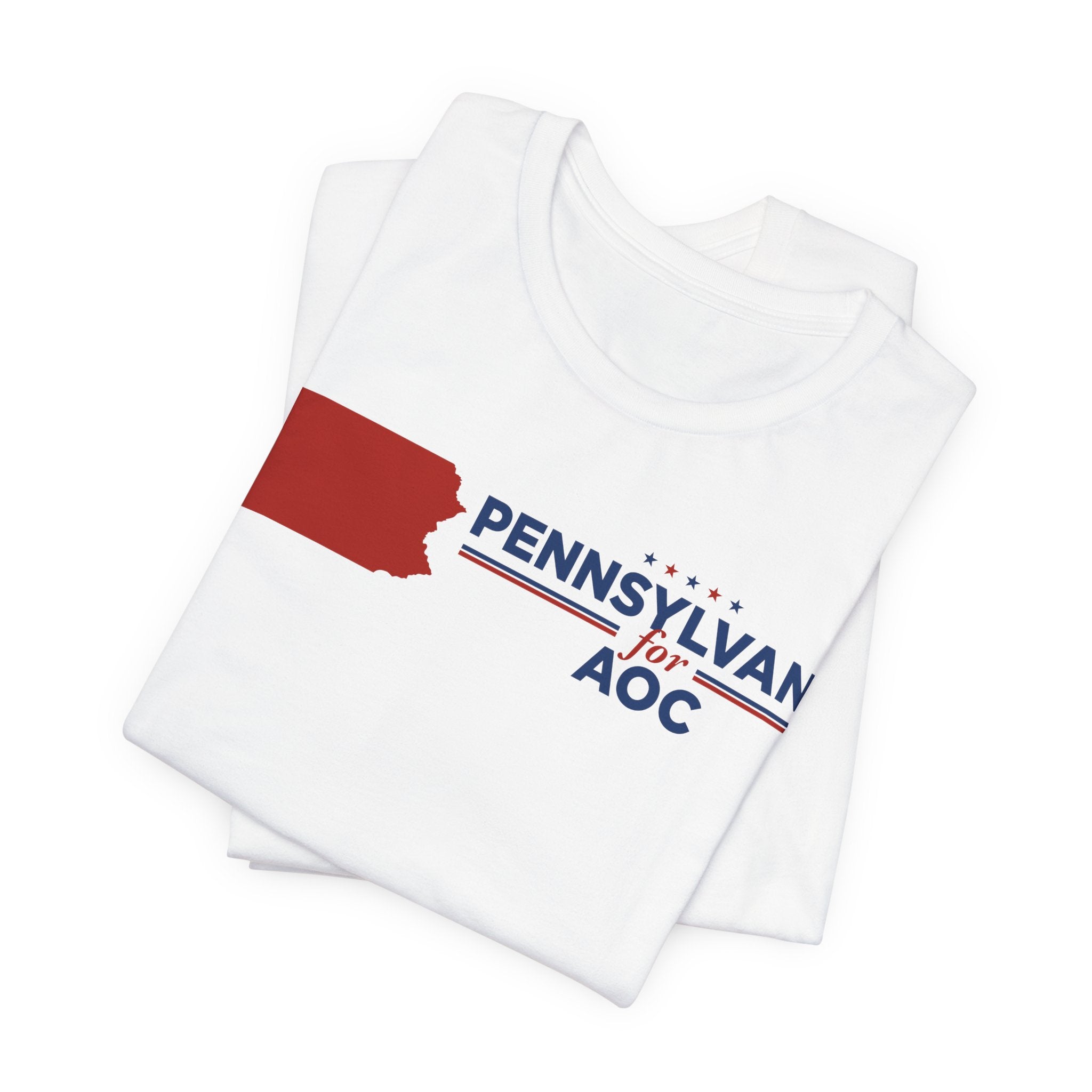 Pennsylvania for AOC for President Campaign T-Shirt 2028