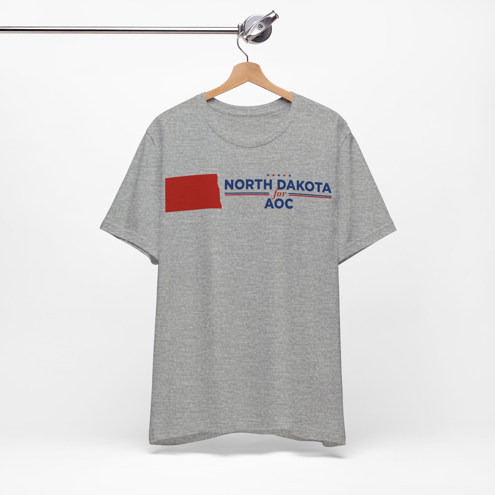 North Dakota for AOC for President Campaign T-Shirt 2028