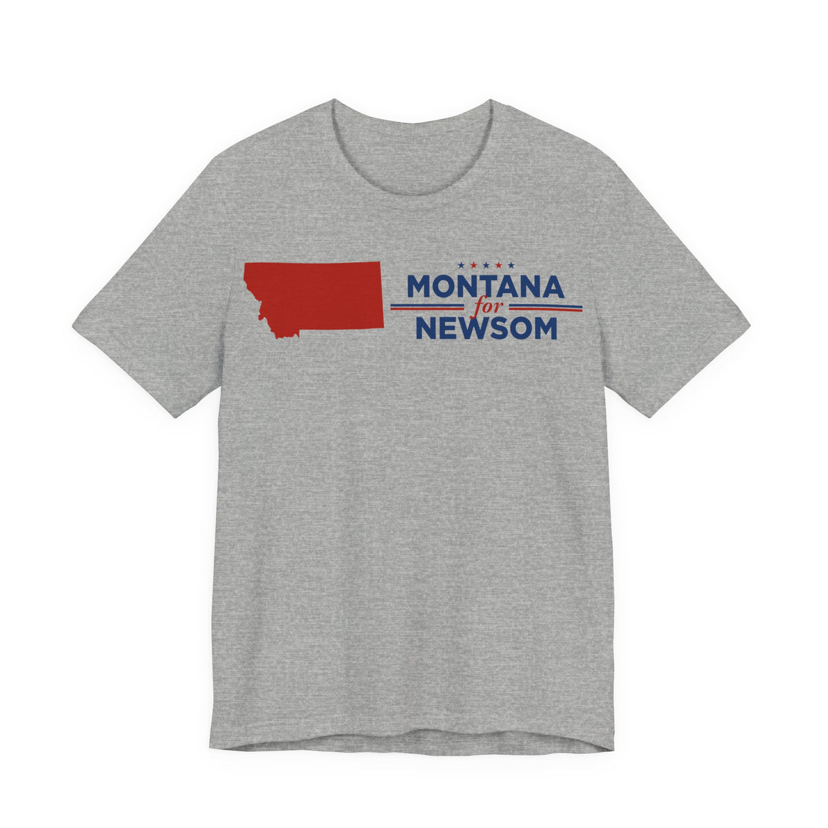 Montana for Gavin Newsom for President Campaign T-Shirt 2028
