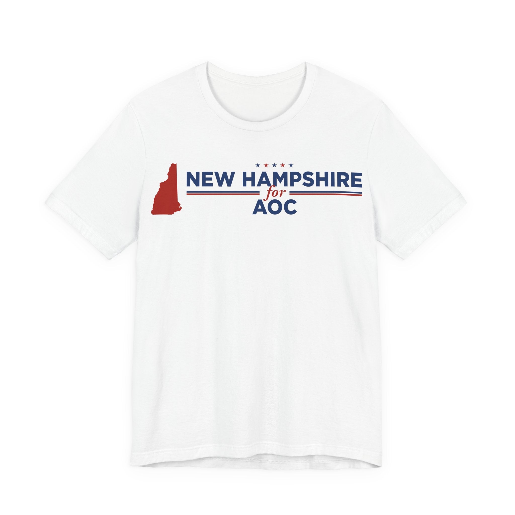 New Hampshire for AOC for President Campaign T-Shirt 2028