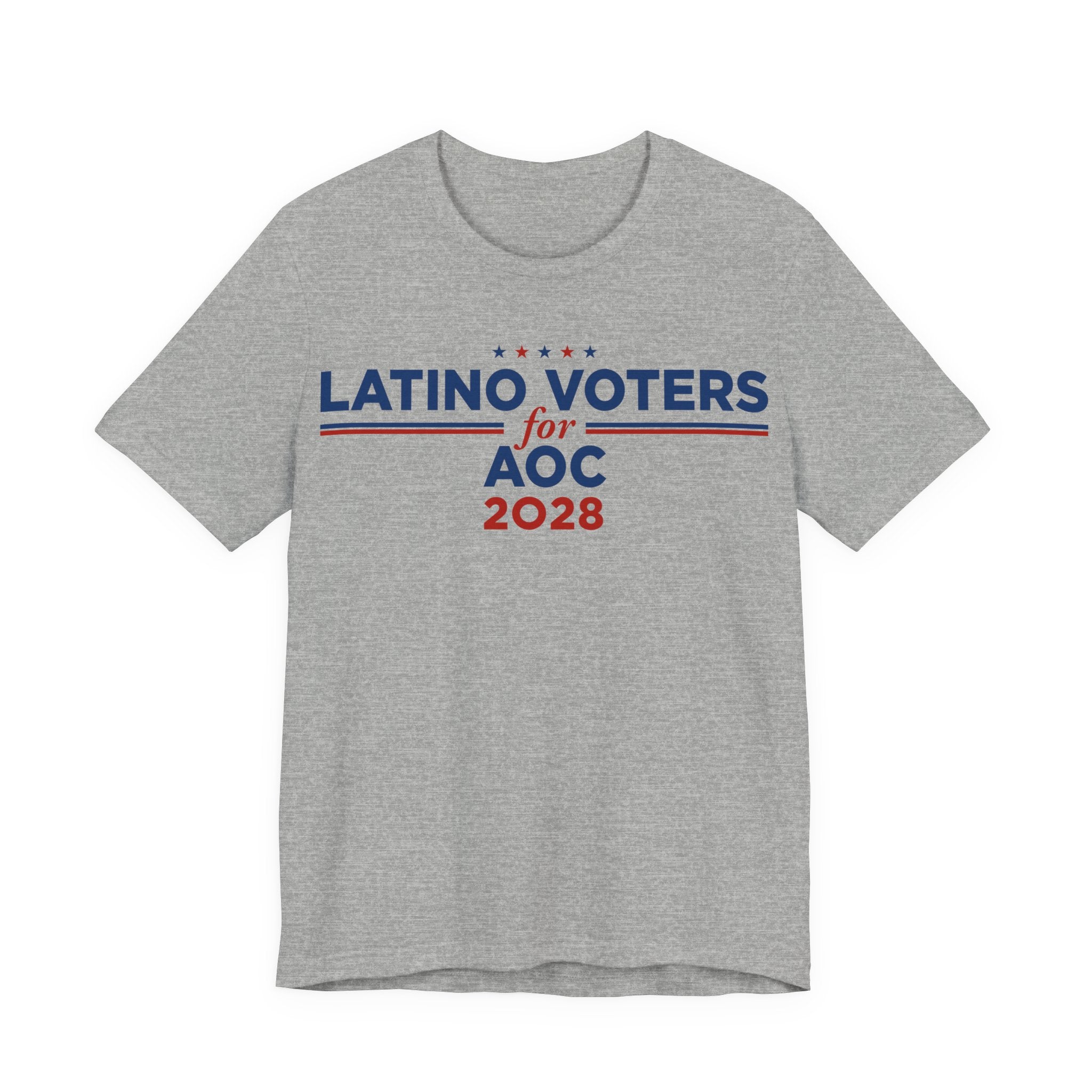 Latino Voters for AOC for President Campaign T-Shirt 2028