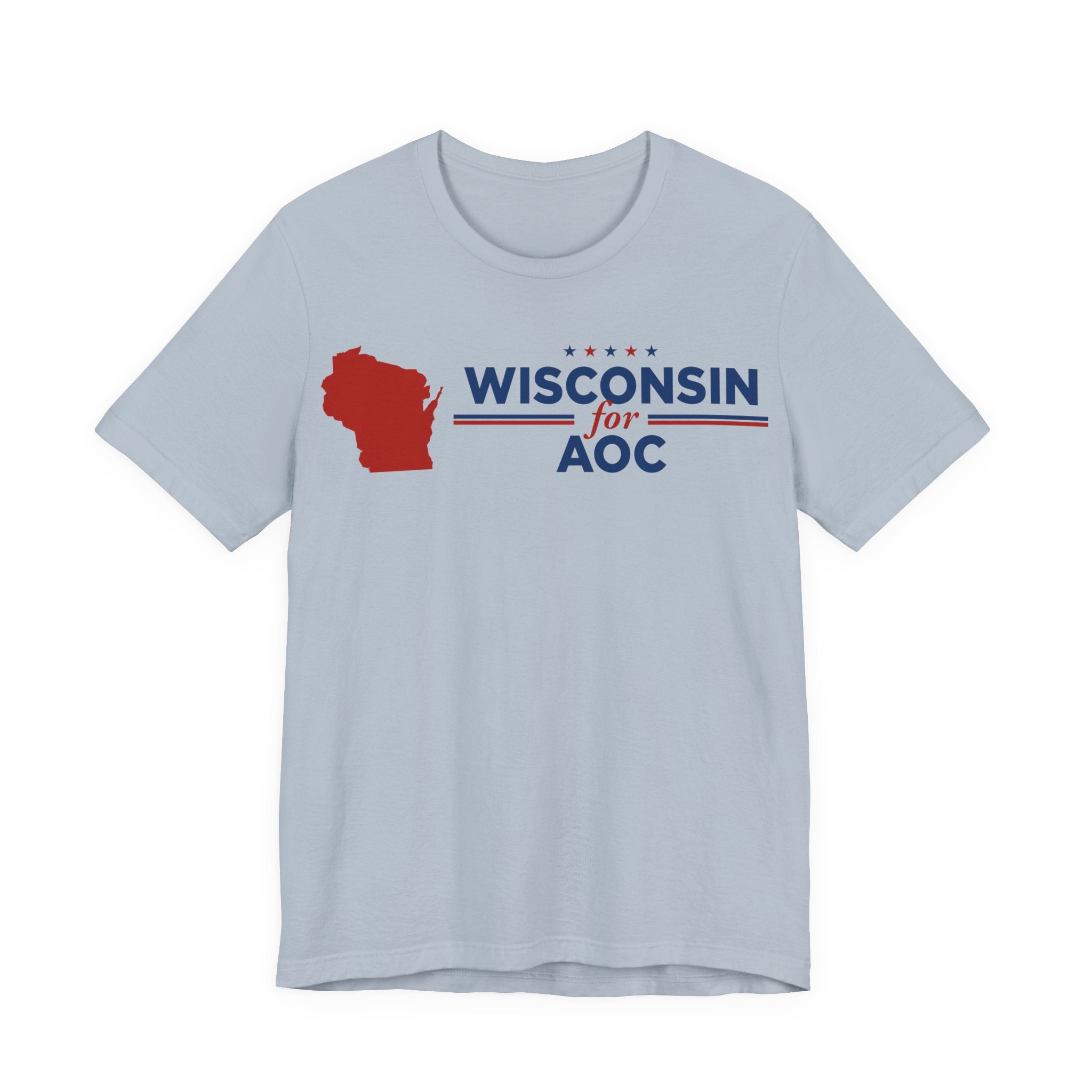 Wisconsin for AOC for President Campaign T-Shirt 2028