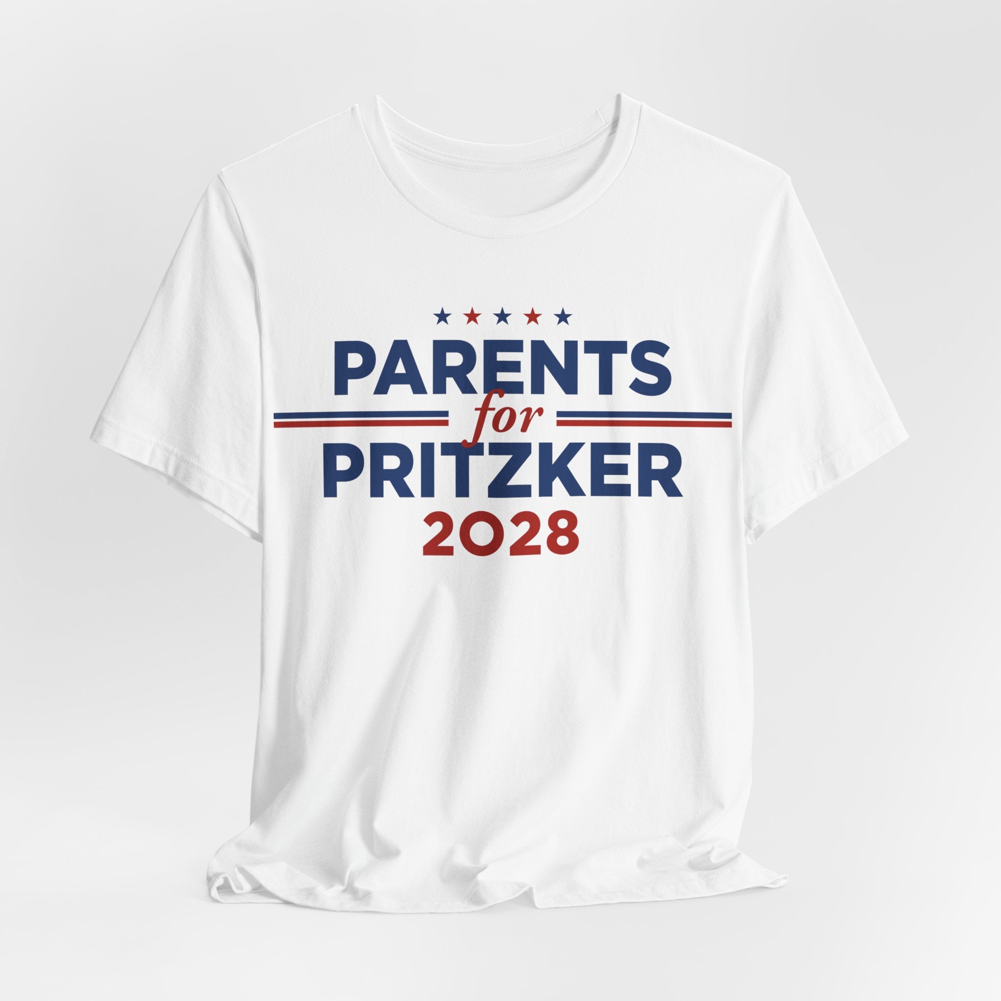 Parents for J.B. Pritzker for President Campaign T-Shirt 2028
