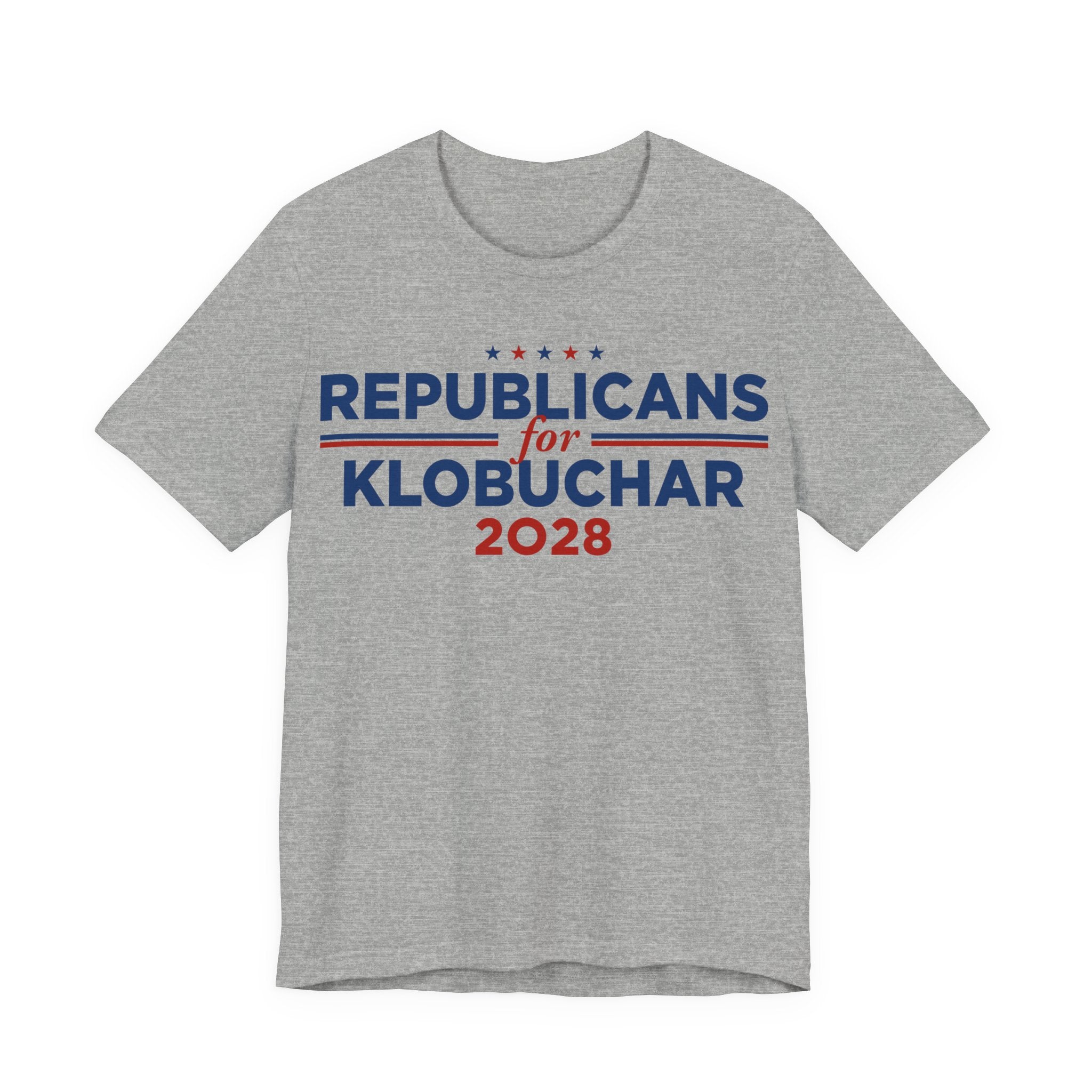 Republicans for Amy Klobuchar Campaign T-Shirt for President 2028