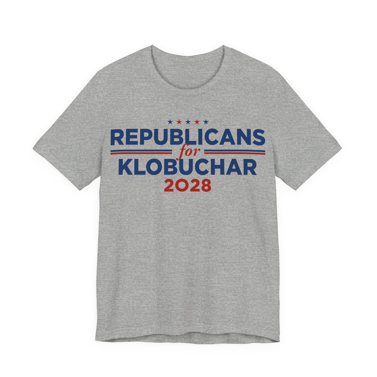 Republicans for Amy Klobuchar Campaign T-Shirt for President 2028