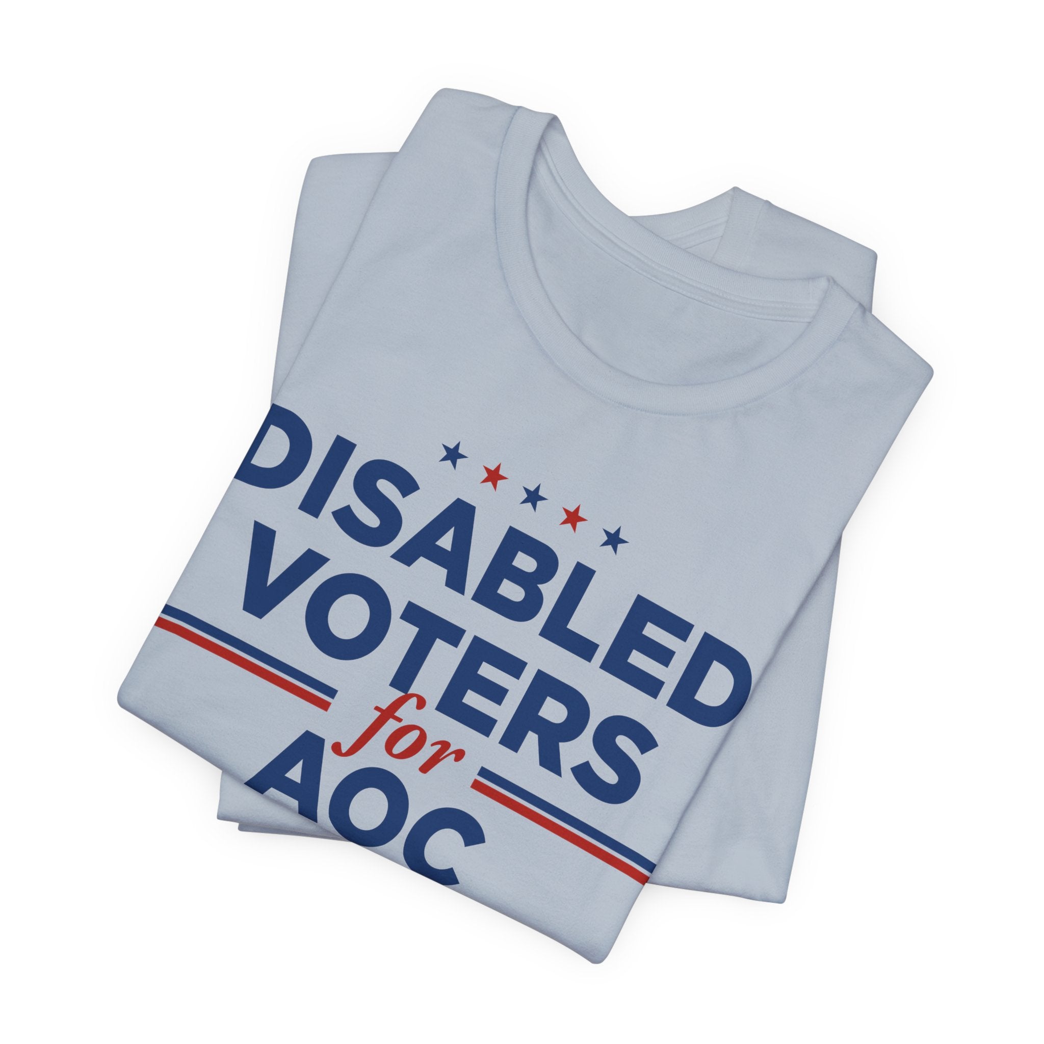 Disabled Voters for AOC for President Campaign T-Shirt 2028