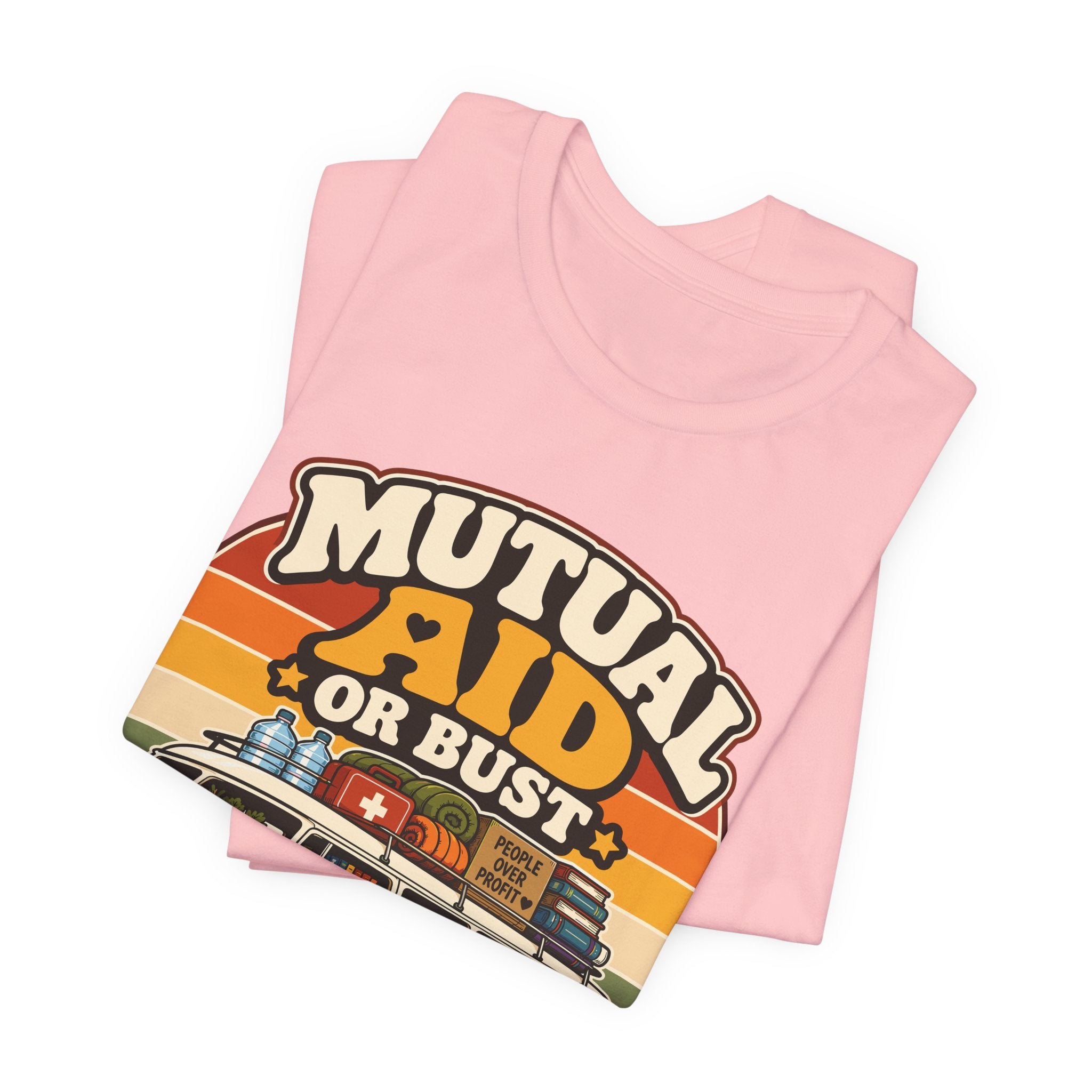 Community Care Caravan T-Shirt | Mutual Aid Progressive Graphic Tee