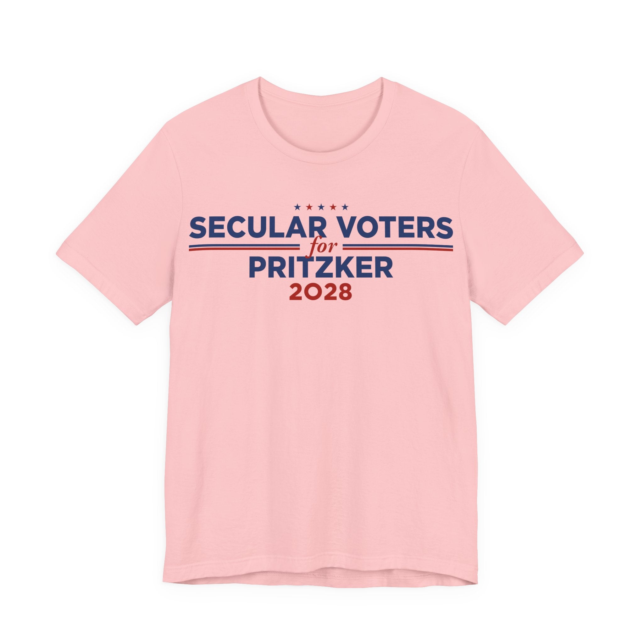 Secular Voters for J.B. Pritzker for President Campaign T-Shirt 2028