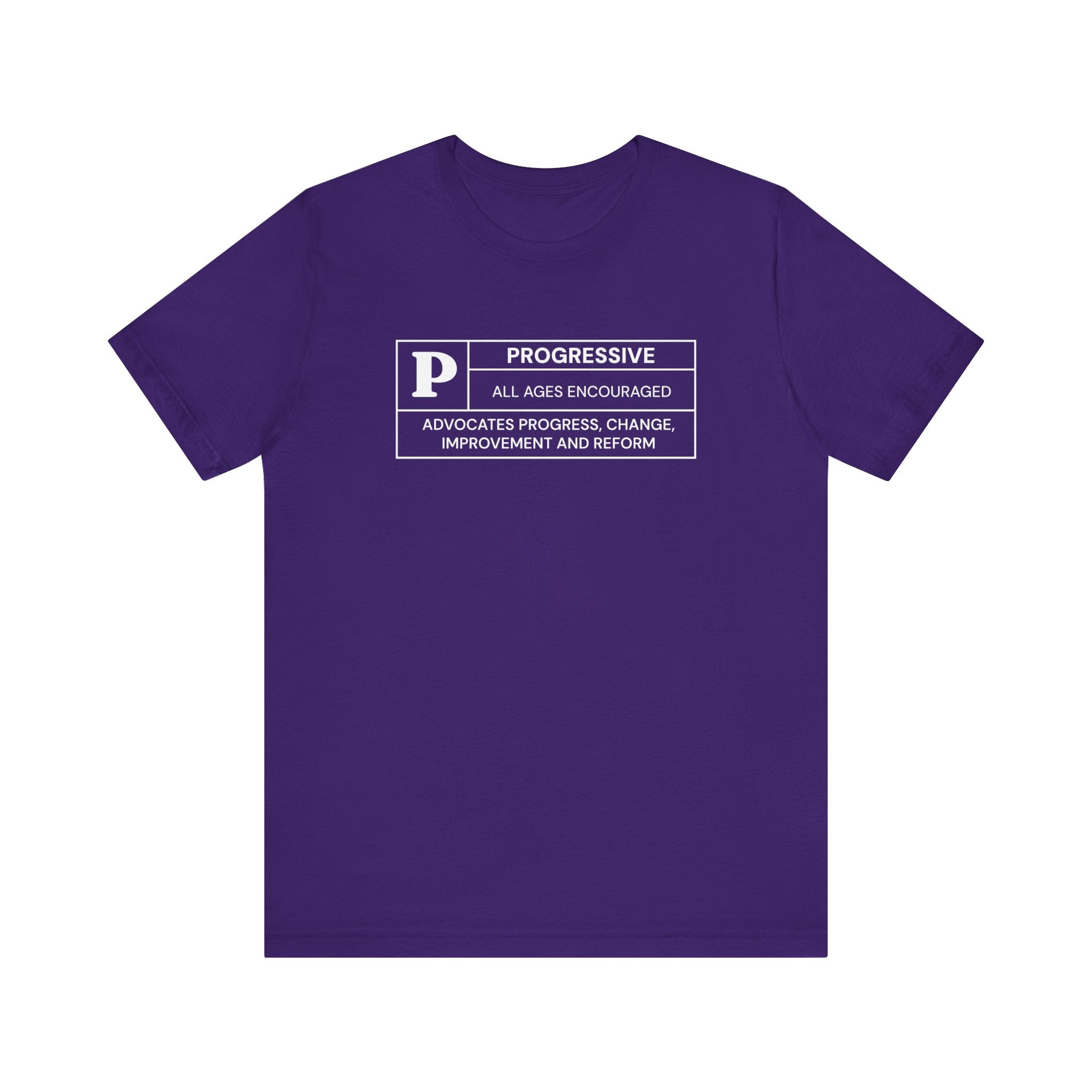 Funny Progressive Ratings Unisex Jersey Short Sleeve T-Shirt