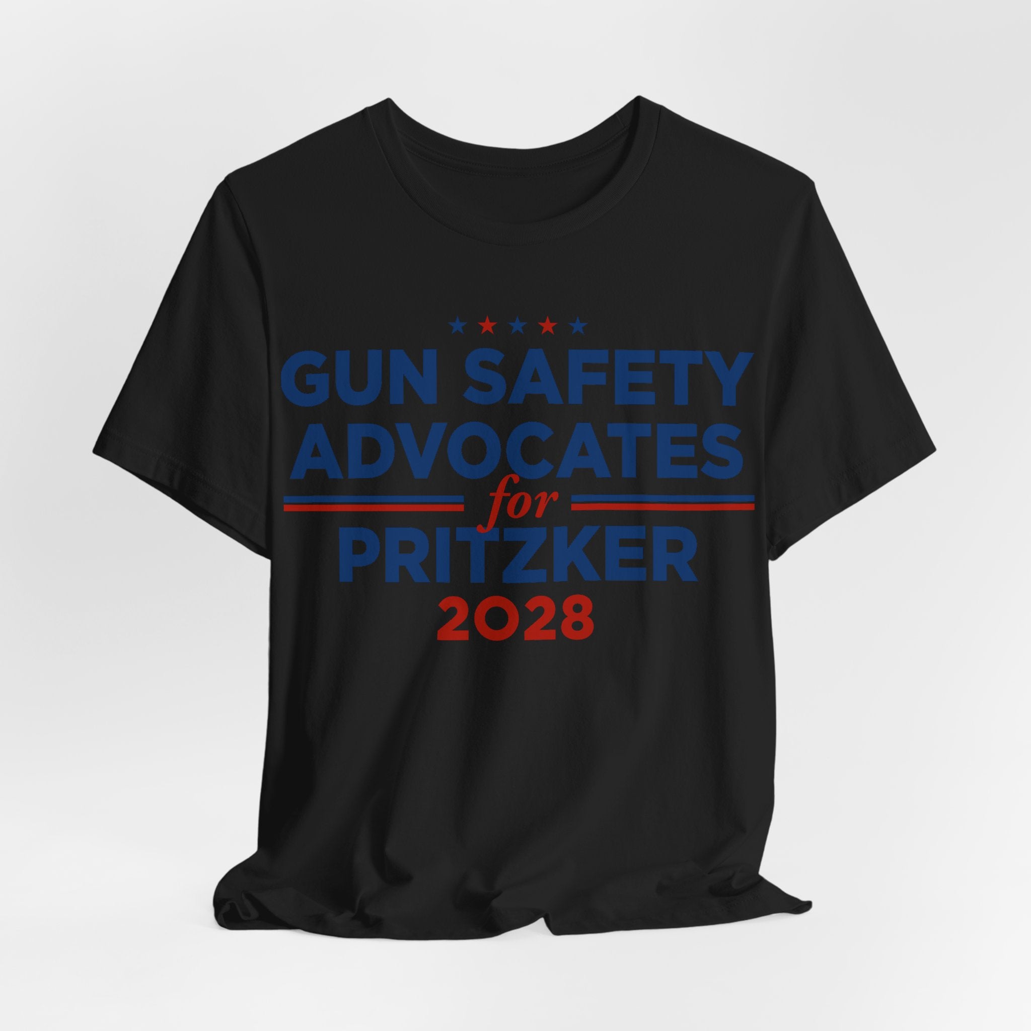 Gun Safety Advocates for J.B. Pritzker for President Campaign T-Shirt 2028