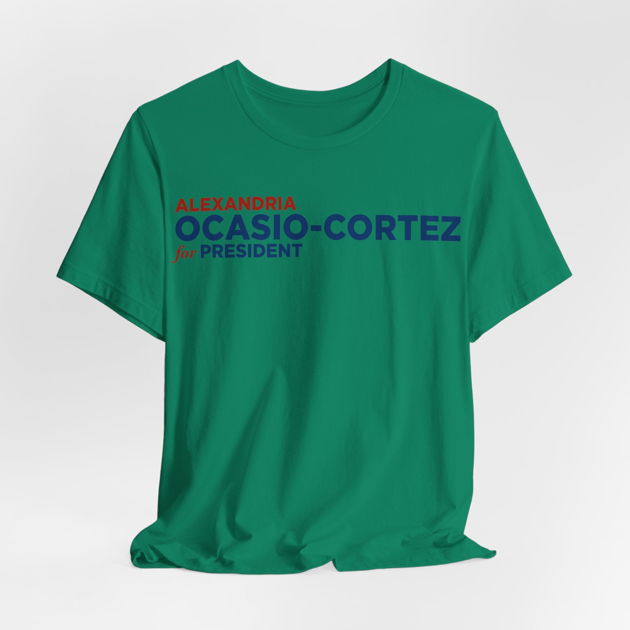 Alexandria Ocasio-Cortez AOC for President Campaign T-Shirt 2028