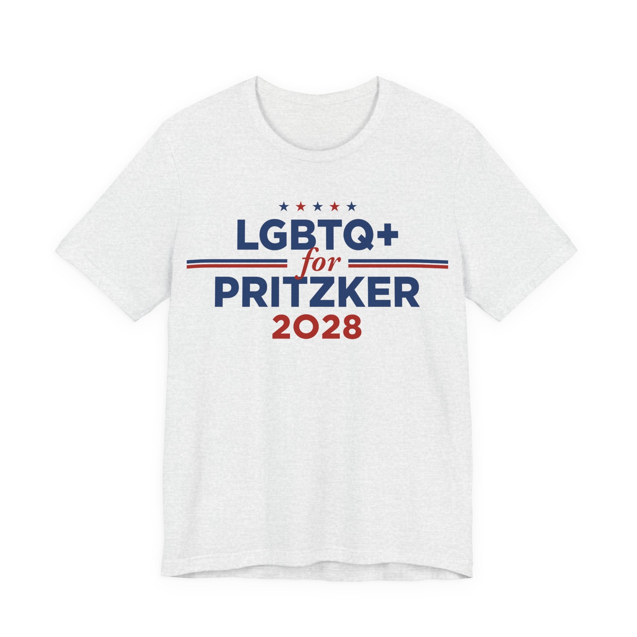 LGBTQ+ for J.B. Pritzker for President Campaign T-Shirt 2028