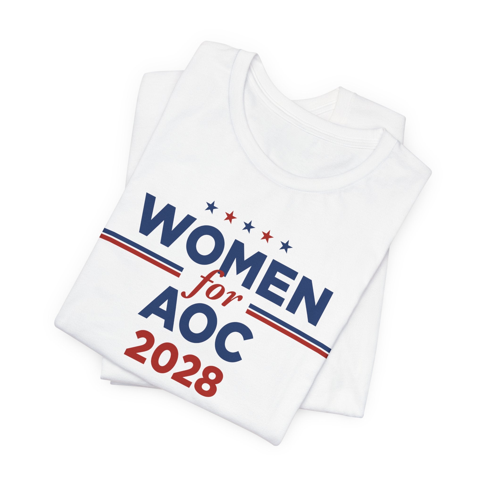 Women for AOC for President Campaign T-Shirt 2028