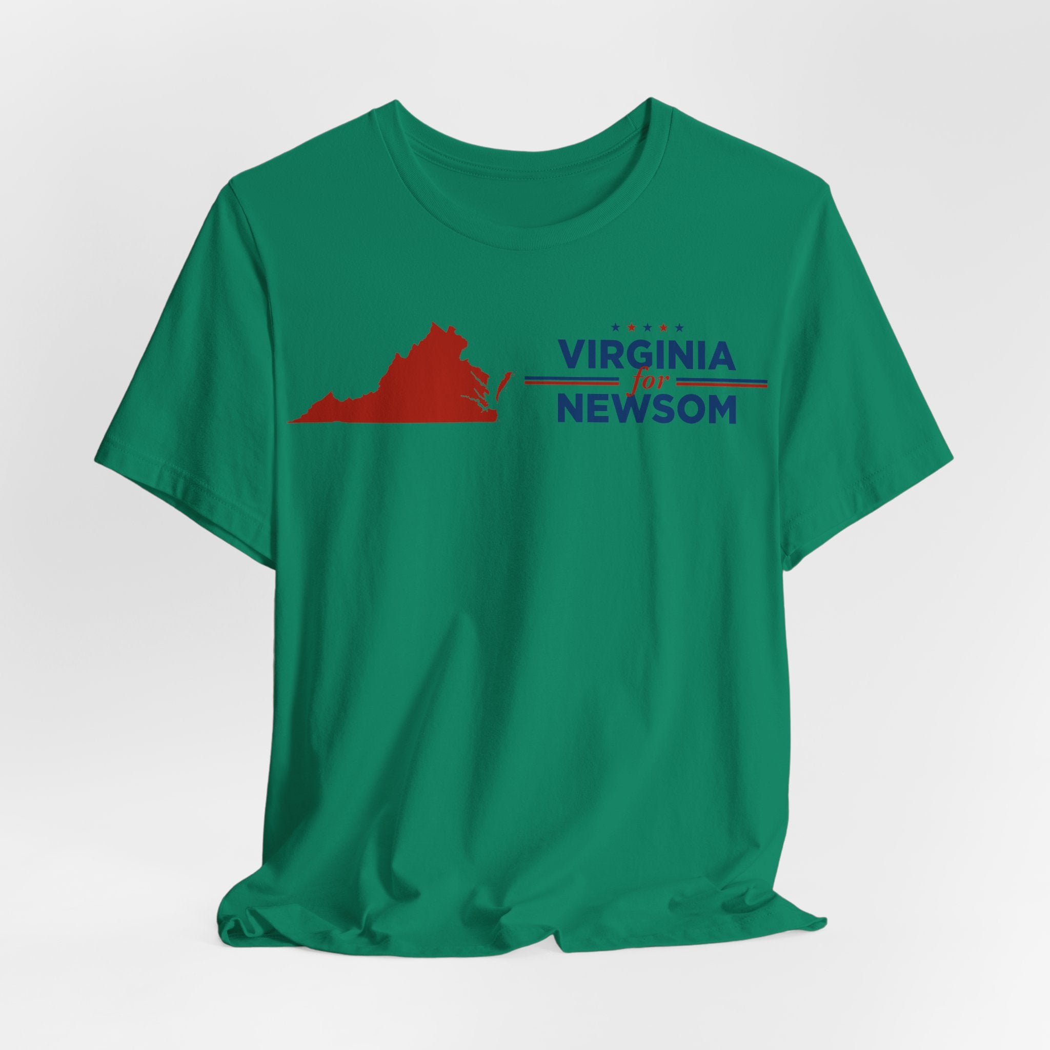 Virginia for Gavin Newsom for President Campaign T-Shirt 2028