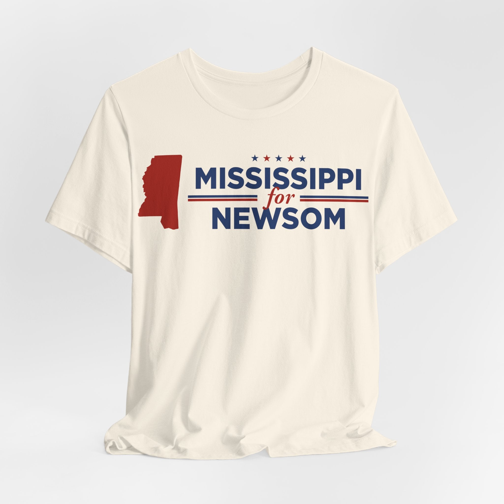 Mississippi for Gavin Newsom for President Campaign T-Shirt 2028