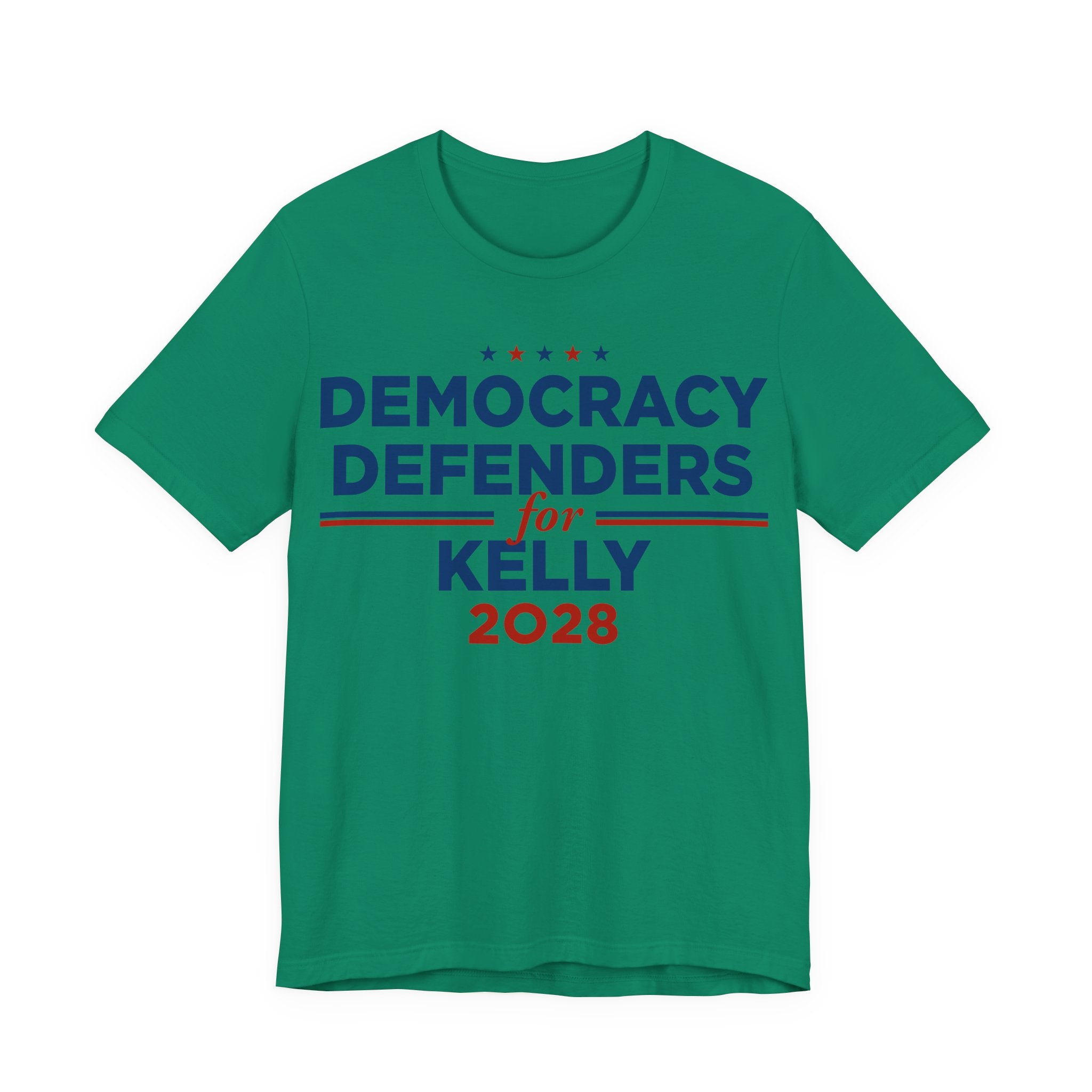 Democracy Defenders for Kelly 2028 T-Shirt | Bella+Canvas 3001 Political Graphic Tee