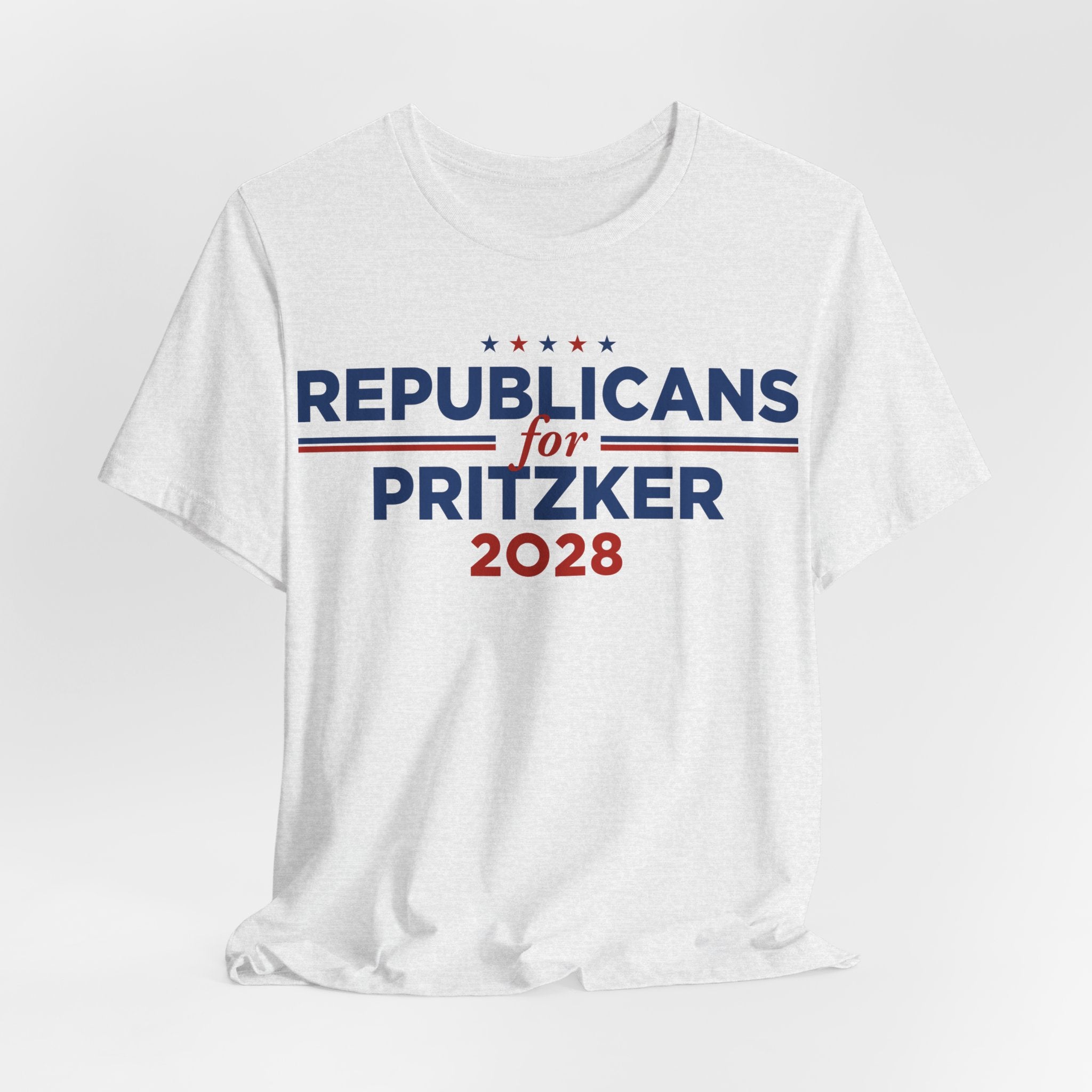 Republicans for J.B. Pritzker for President Campaign T-Shirt 2028