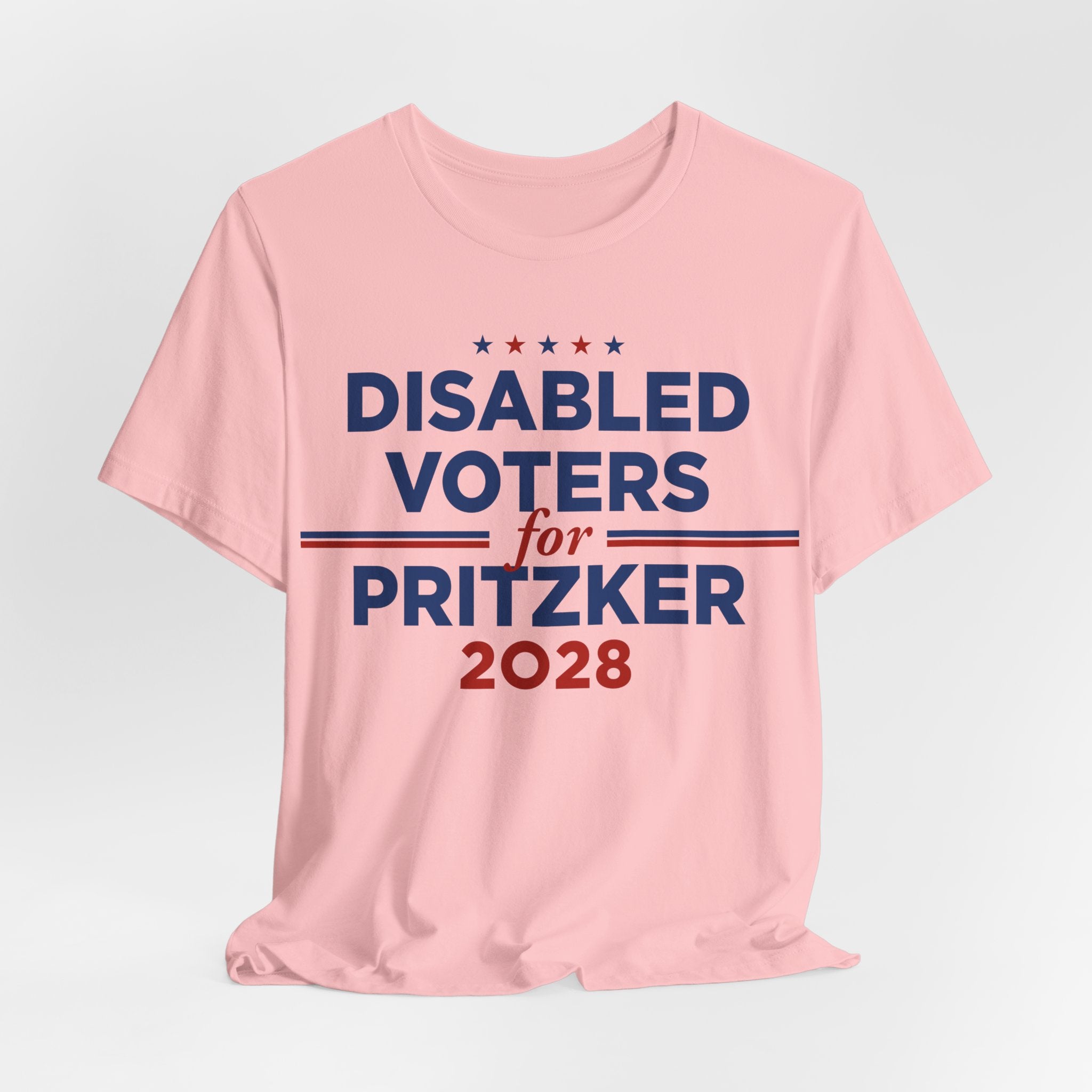 Disabled Voters for J.B. Pritzker for President Campaign T-Shirt 2028