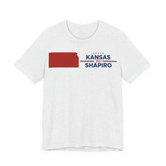 Kansas for Josh Shapiro for President Campaign T-Shirt 2028