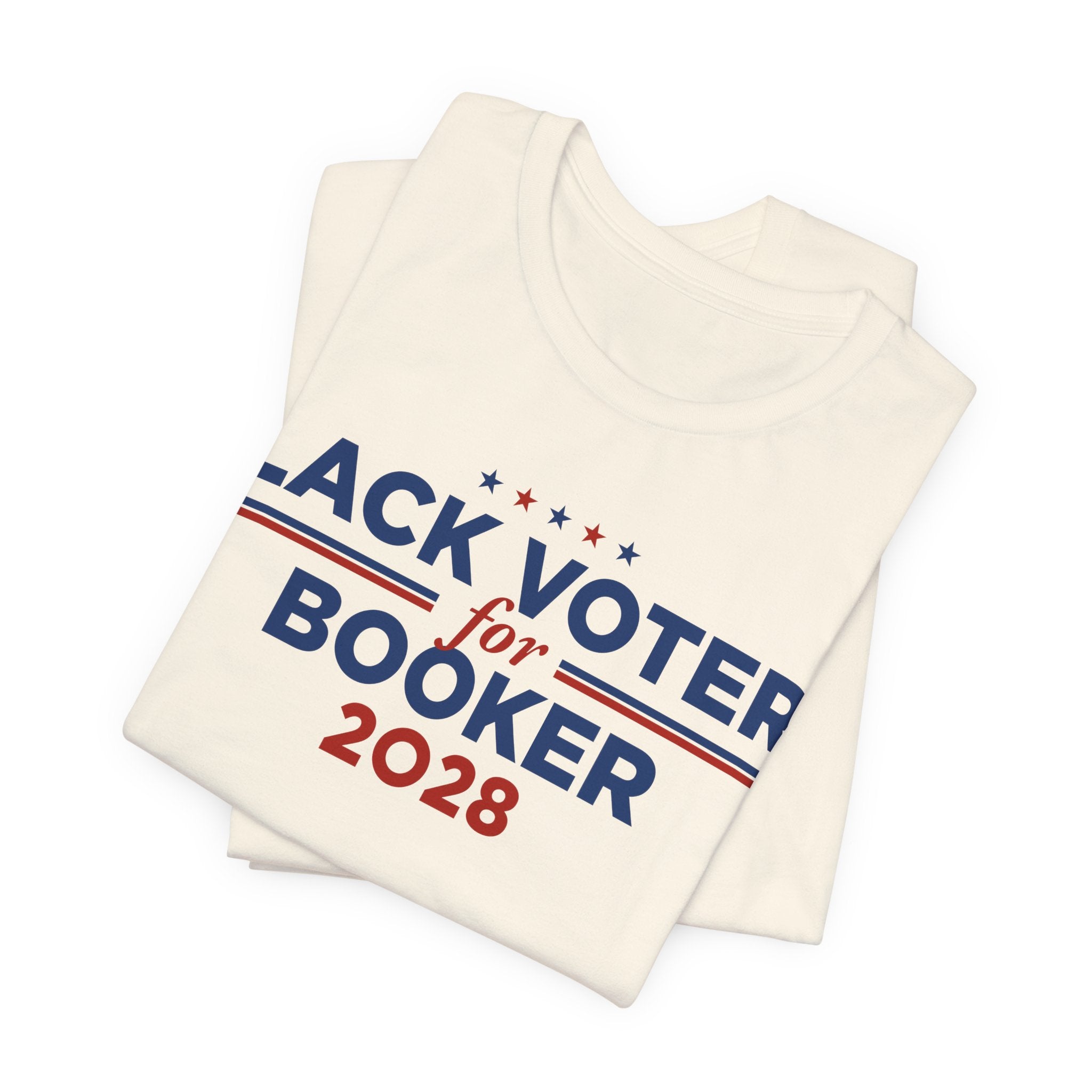 Black Voters for Cory Booker Campaign T-Shirt for President 2028