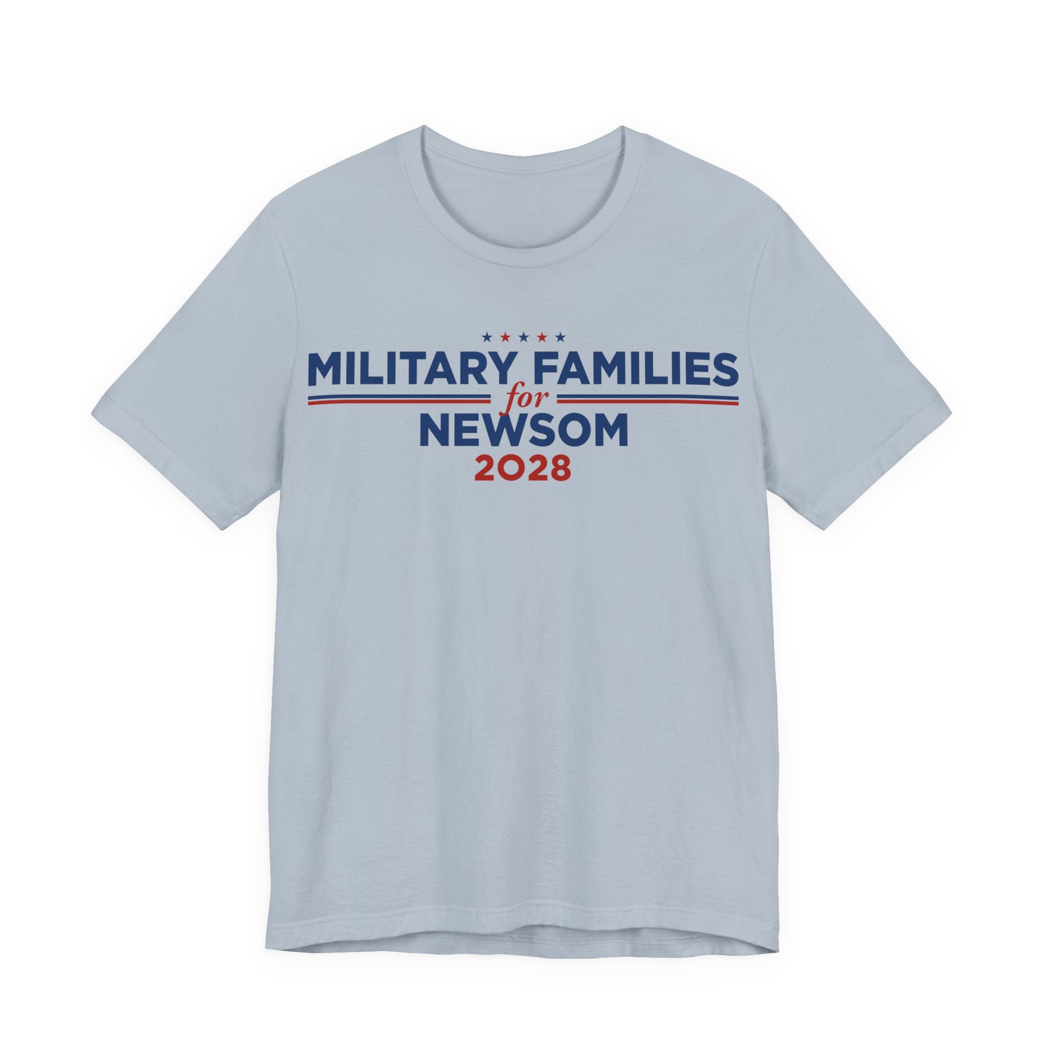 Military Families for Gavin Newsom for President Campaign T-Shirt 2028